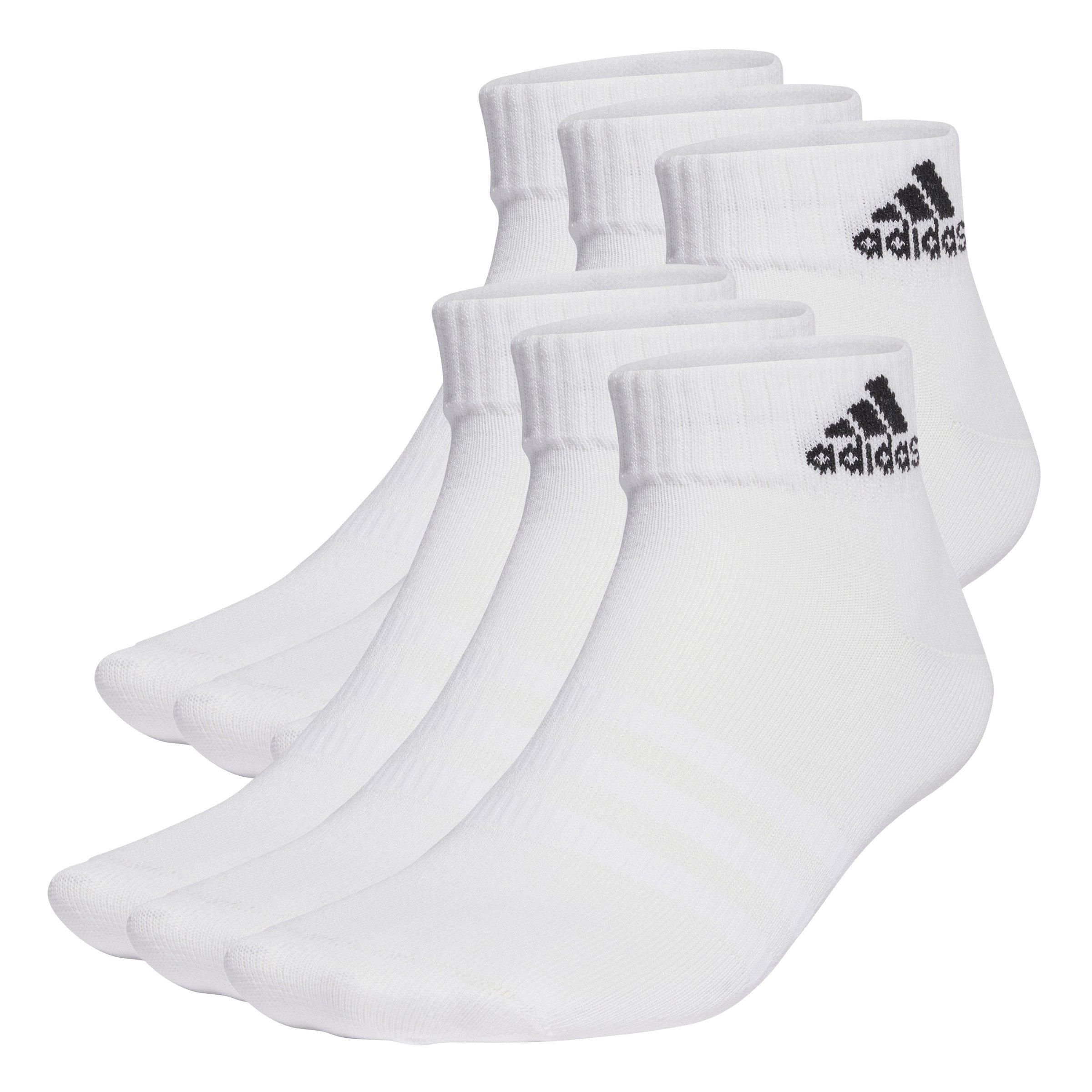Wit/Zwart - adidas - Sportswear Ankle Socks 6P - 1