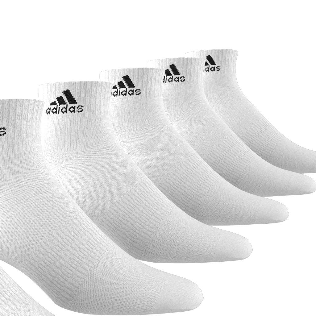 Wit/Zwart - adidas - Sportswear Ankle Socks 6P - 3