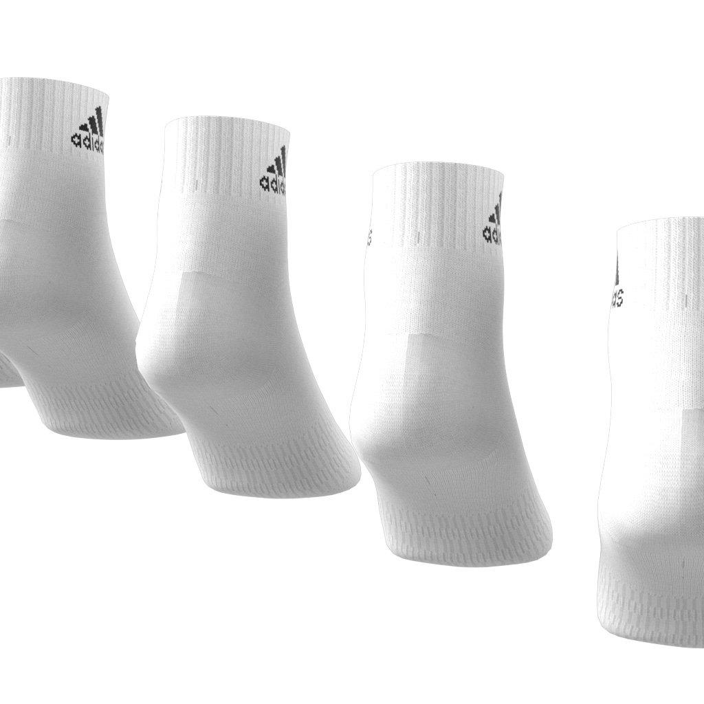 Wit/Zwart - adidas - Sportswear Ankle Socks 6P - 5