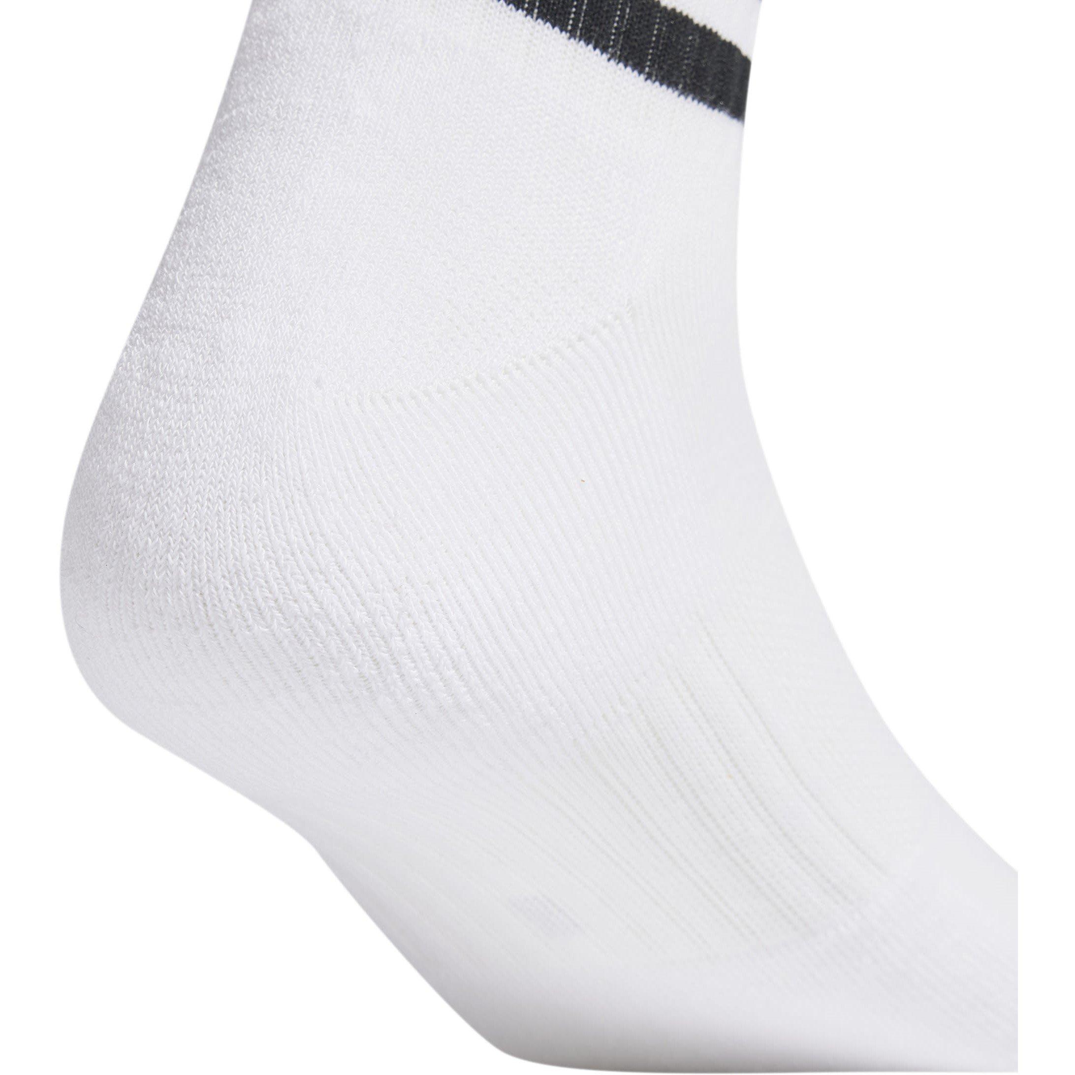Weiß/Schwarz - adidas - 3 Stripe Quarter Sock 3 Pack - 4