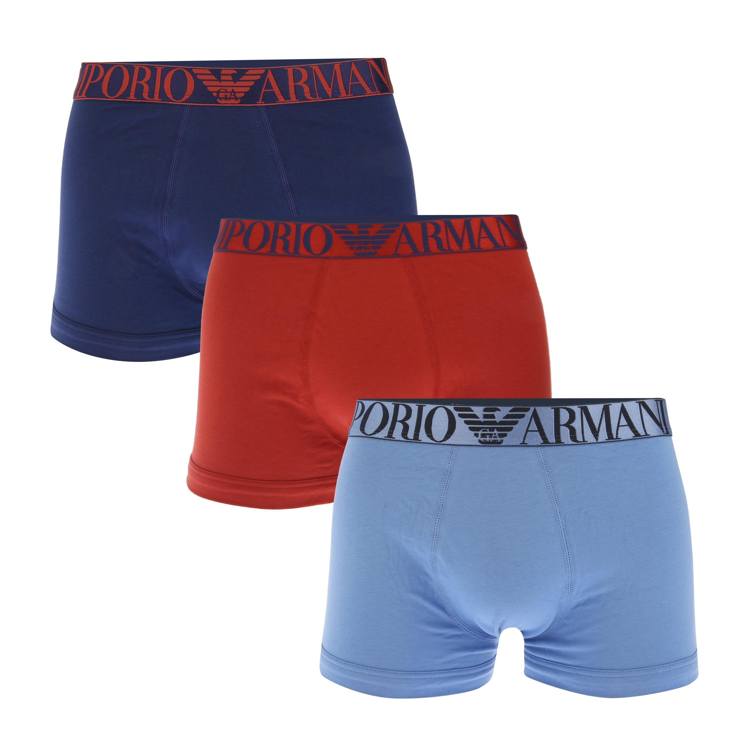 Multi Colour - Emporio Armani - 3 Pack of Boxers