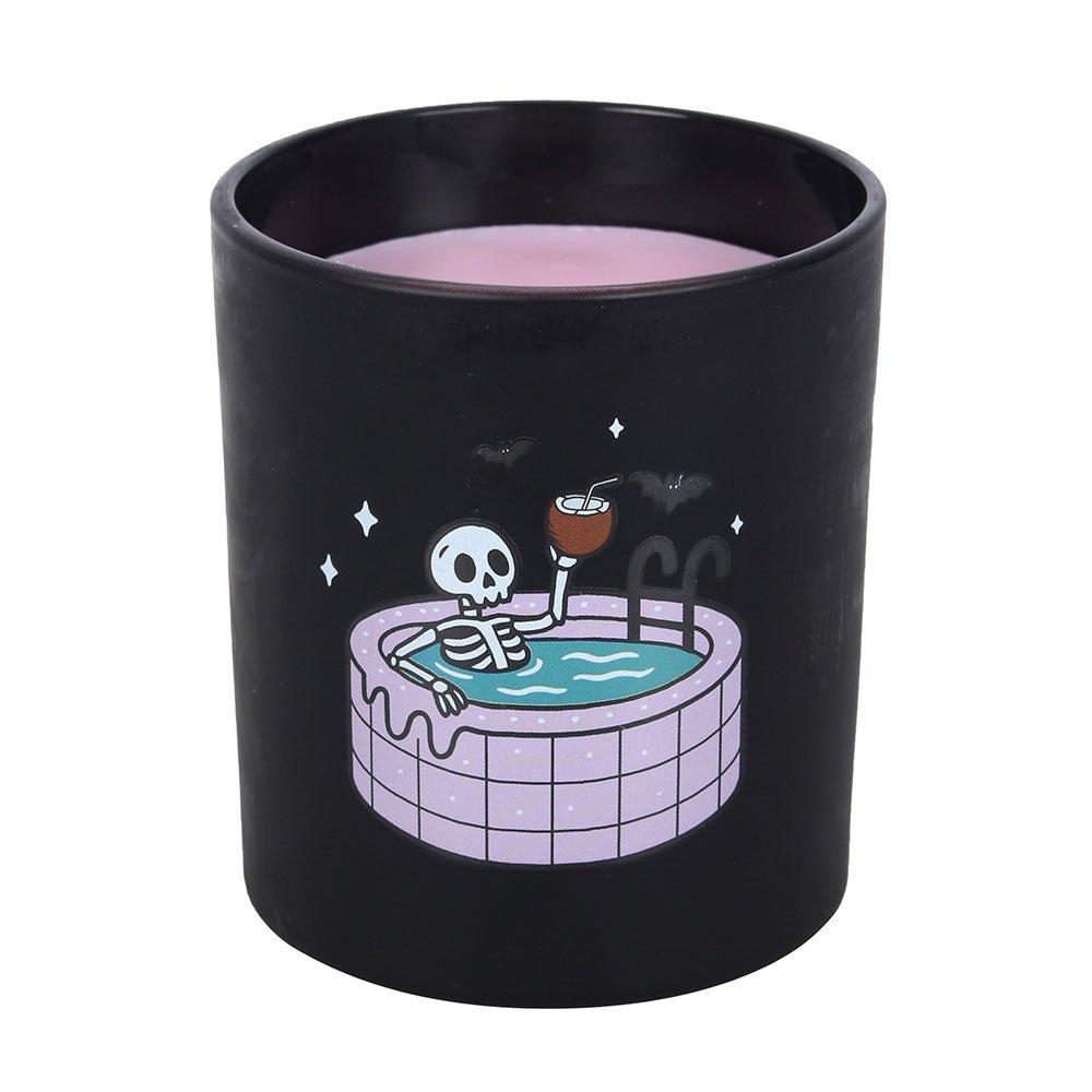 Black - Something Different - Coconut & Coffins Scented Candle - 3