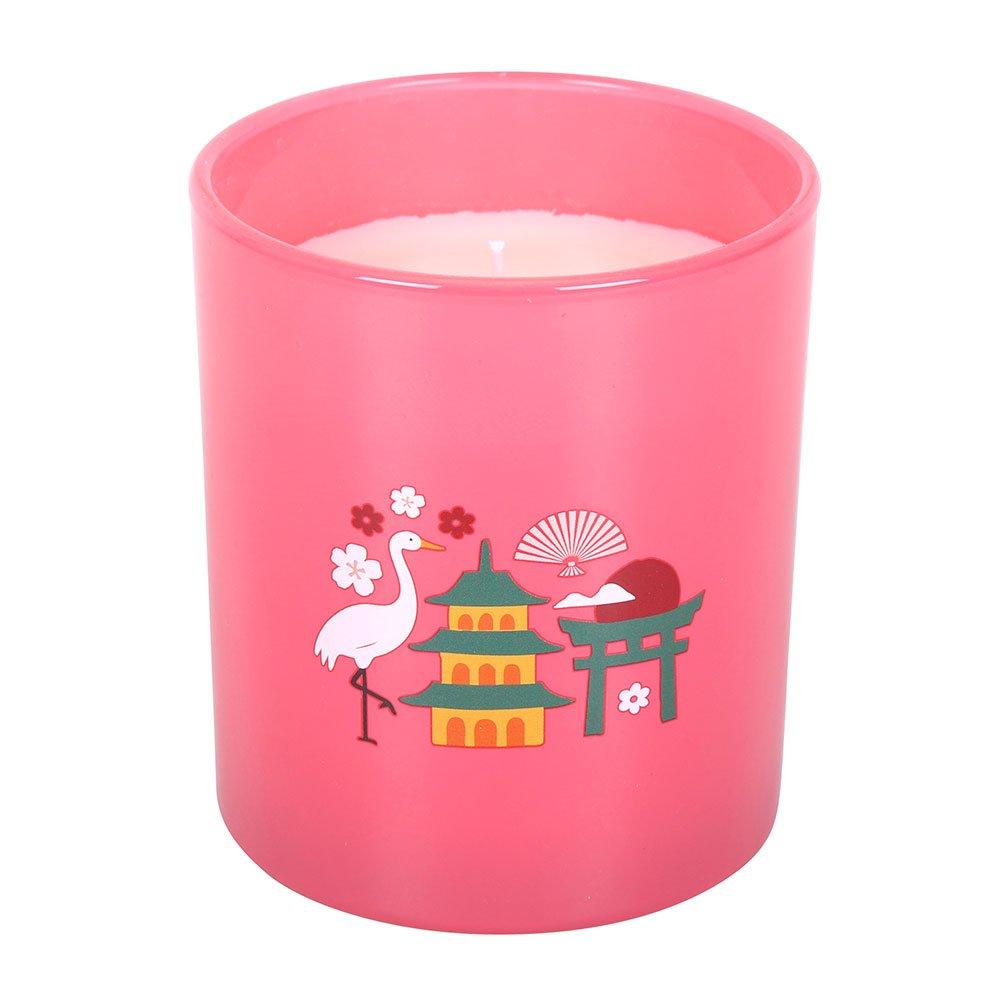 White - Something Different - Kyoto Bamboo & Cherry Blossom Scented Candle - 3