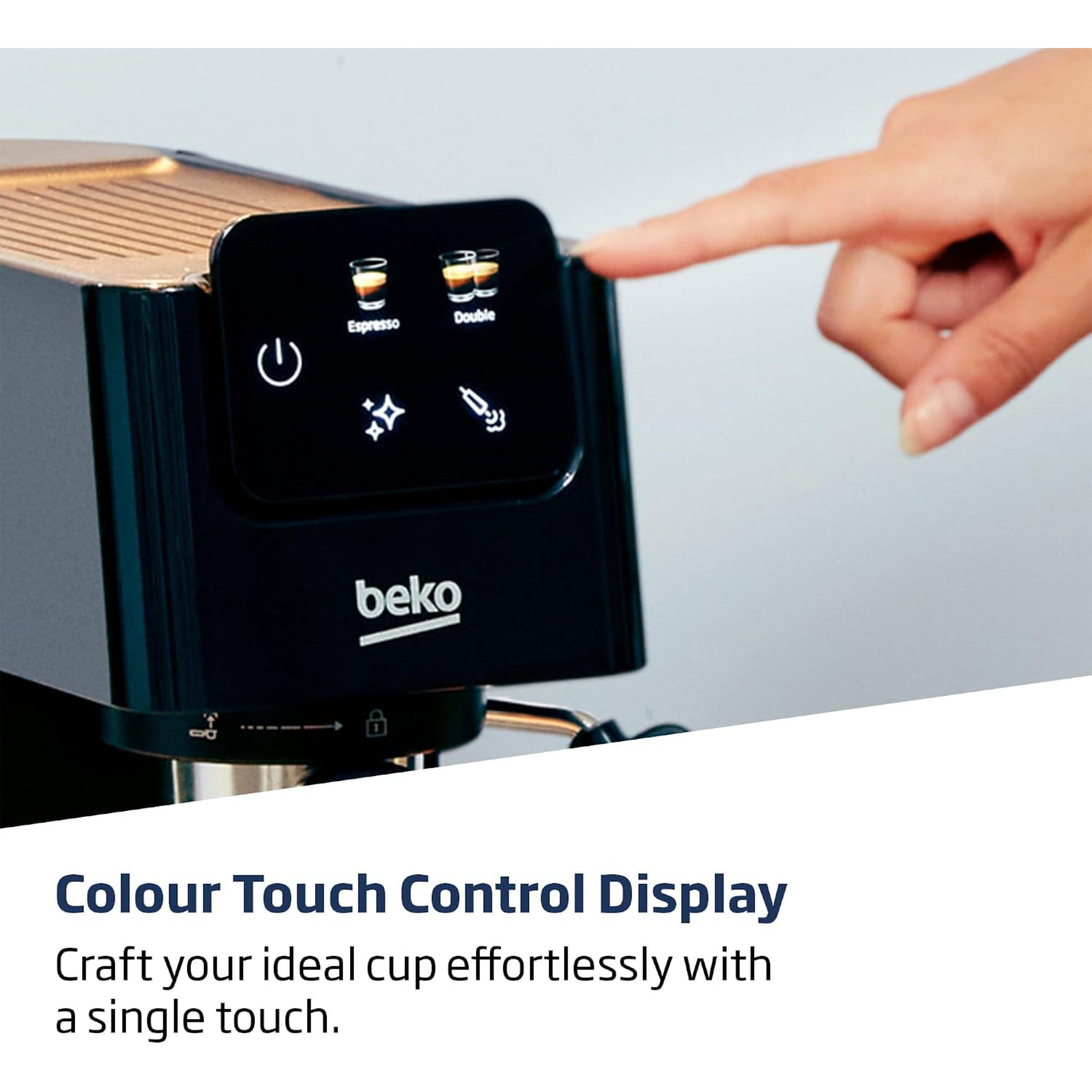 Black - Beko - CaffeExperto Manual Espresso machine - 4
