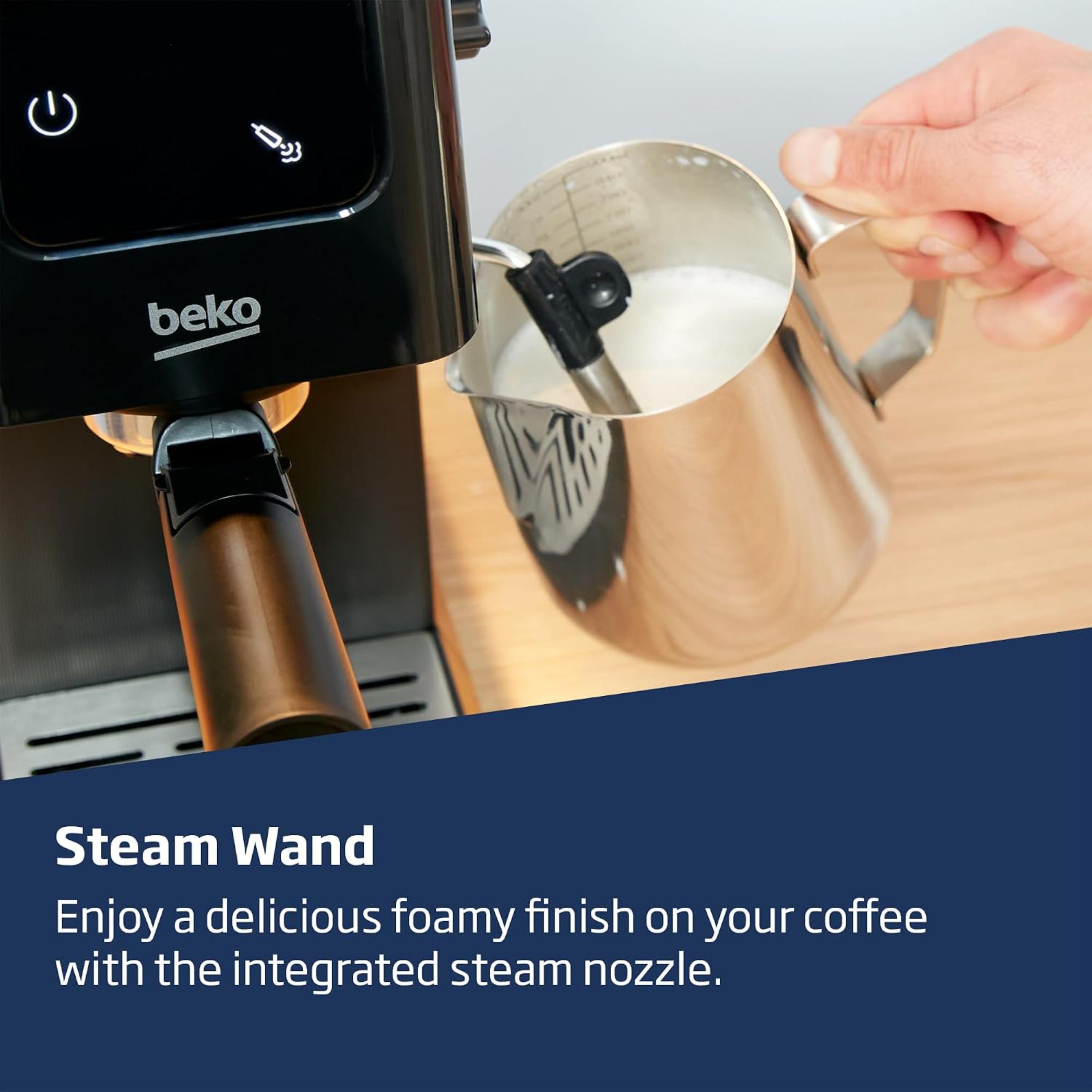 Black - Beko - CaffeExperto Manual Espresso machine - 5