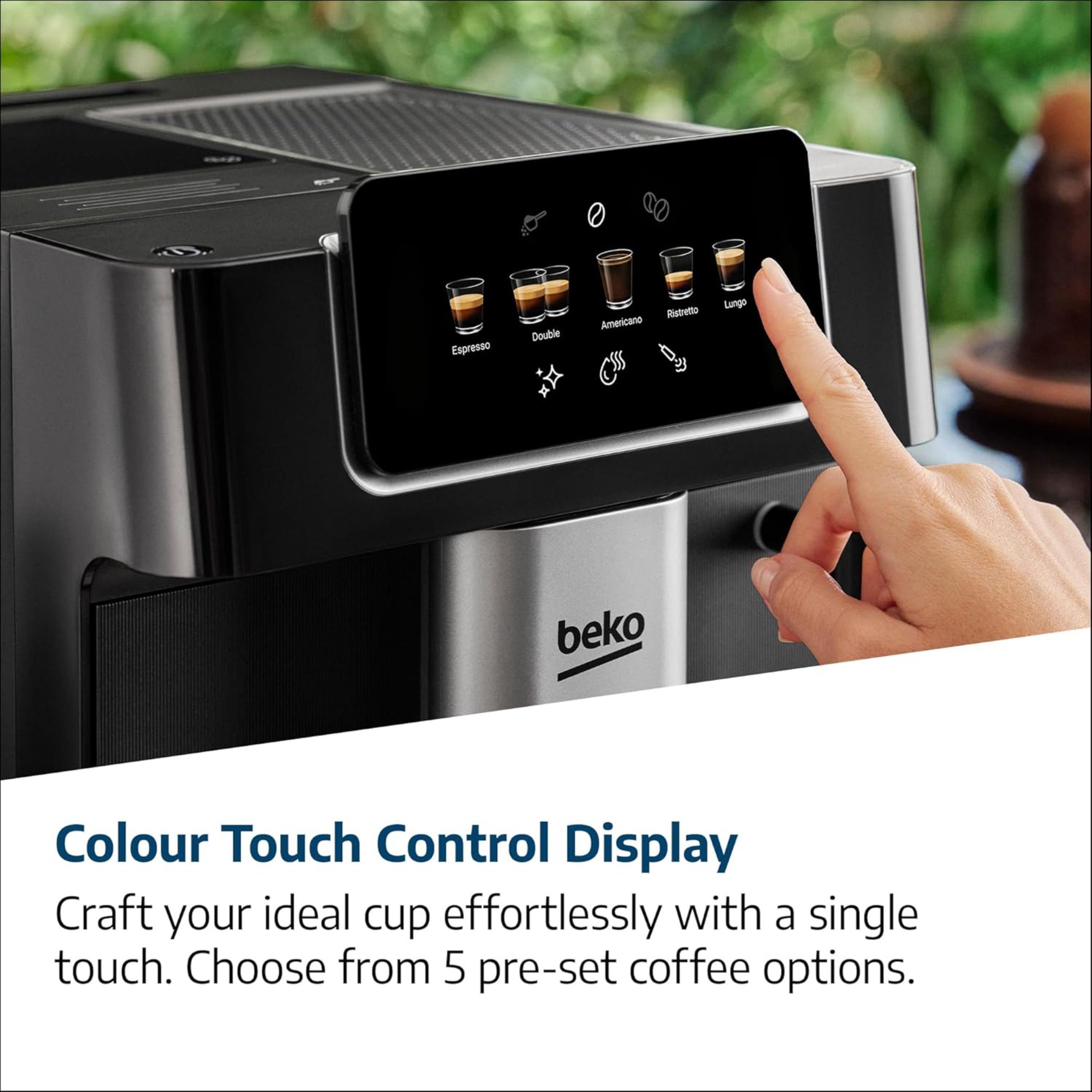 Black - Beko - CaffeExperto Bean to Cup Coffee Espresso Mach - 4