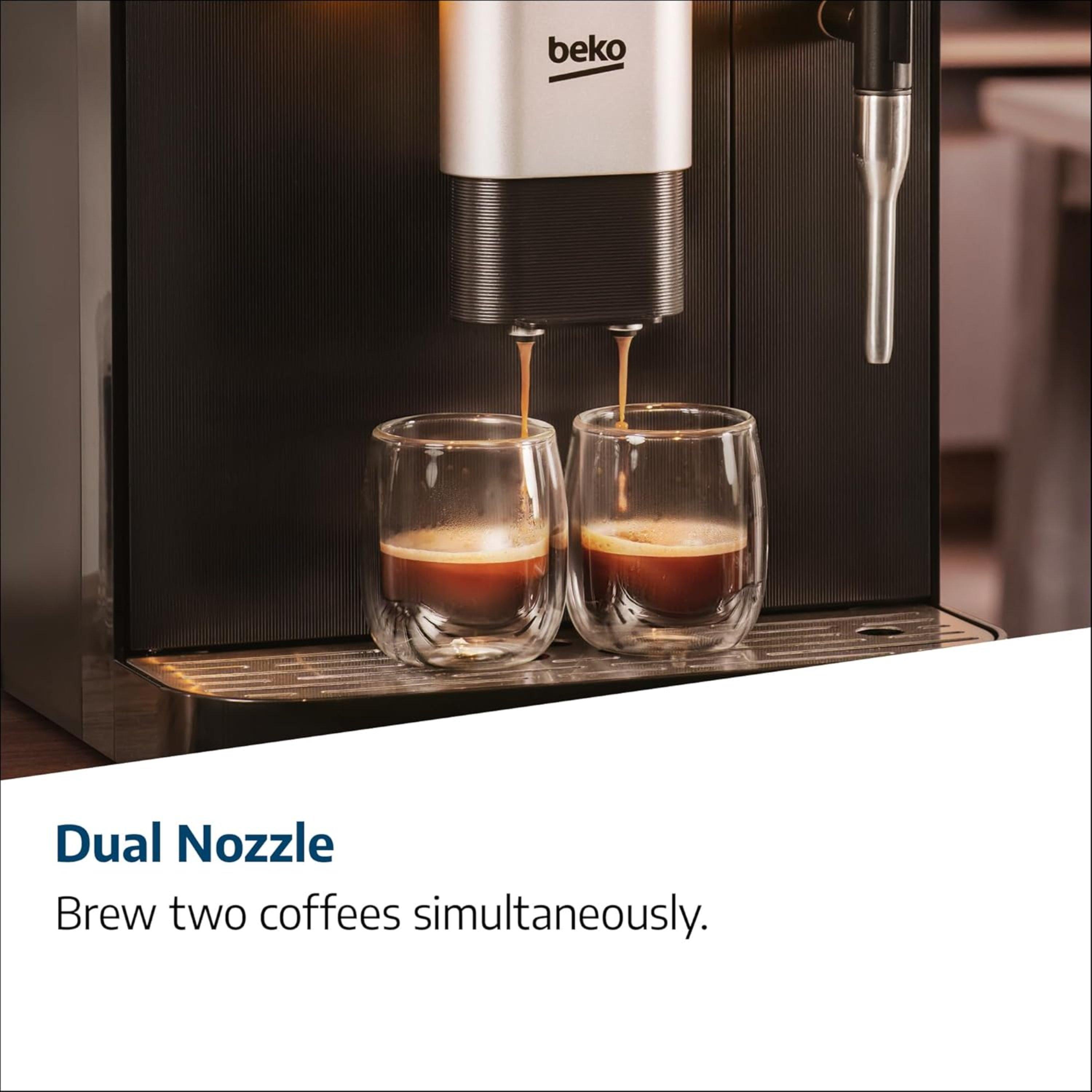 Black - Beko - CaffeExperto Bean to Cup Coffee Espresso Mach - 5