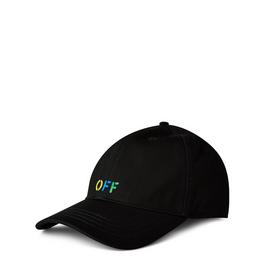 Off White Multicoloured Stamp Baseball Cap Juniors