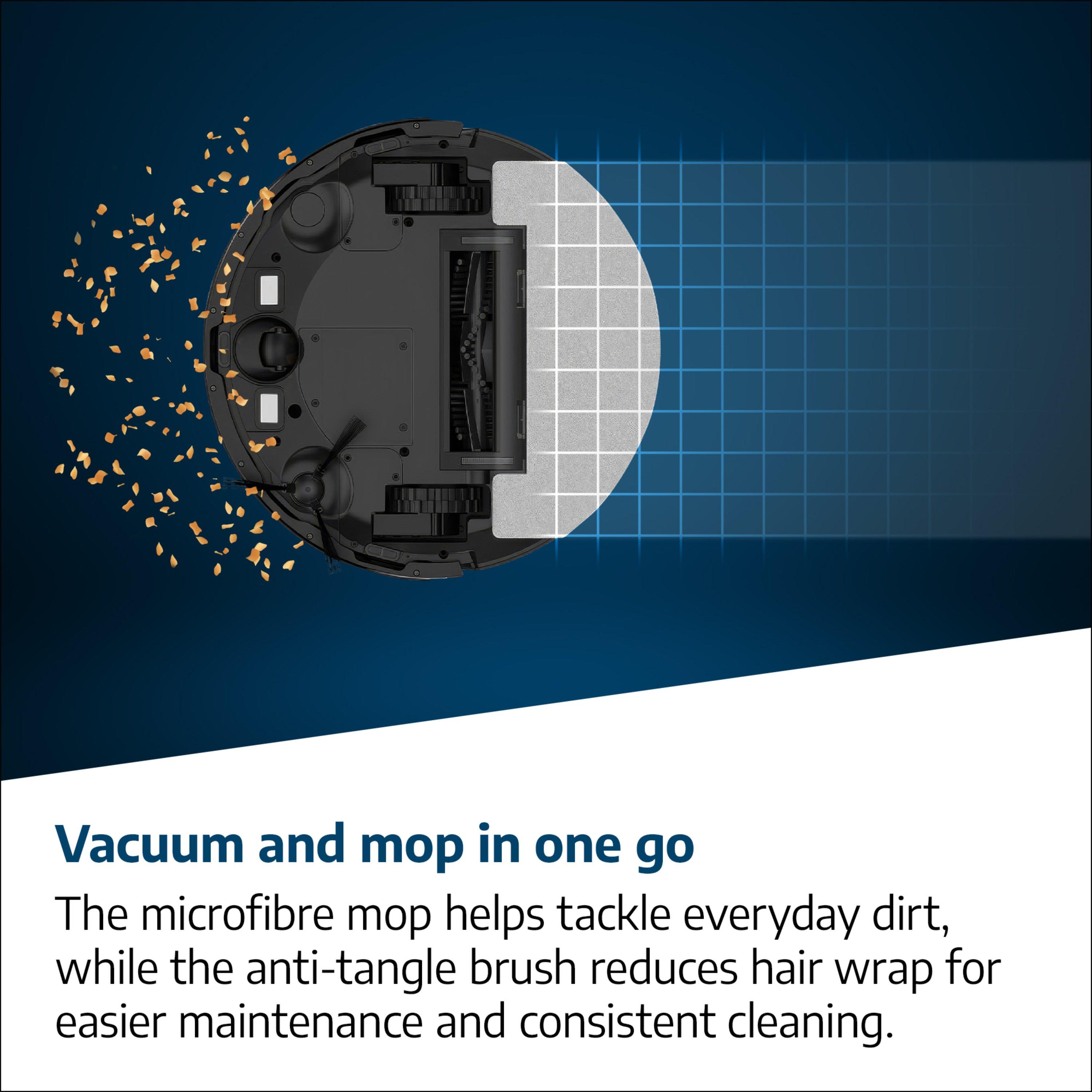 Black - Beko - RoboSmart Robot Vacuum Cleaner & Mop - 11