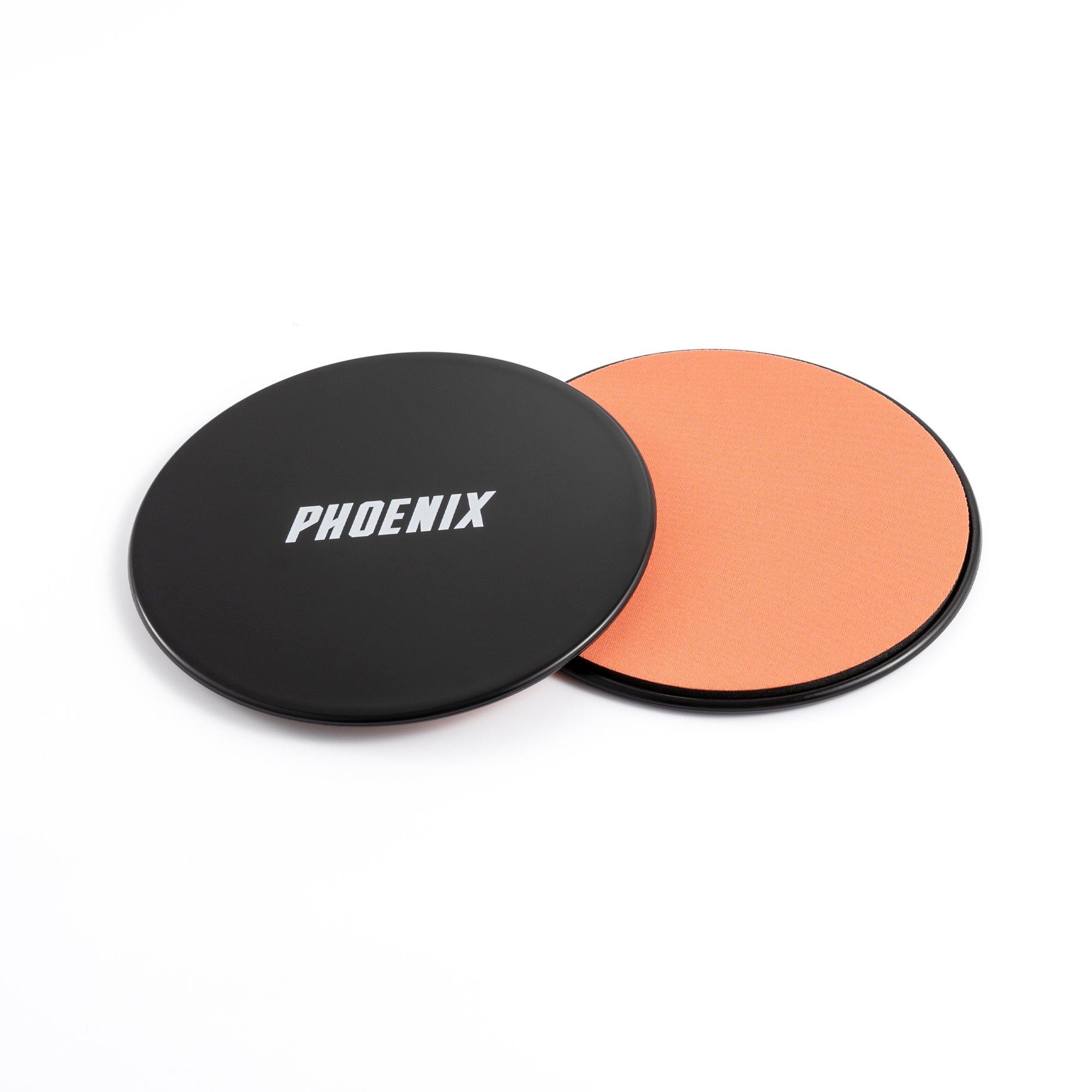 Orange - Phoenix Fitness - Dual-Sided Gliding Discs - 1