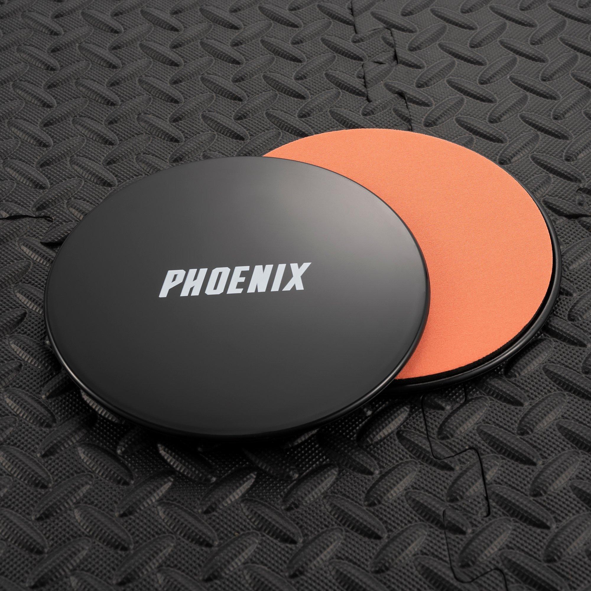 Orange - Phoenix Fitness - Phoenix Fitness Dual-Sided Gliding Discs - 2