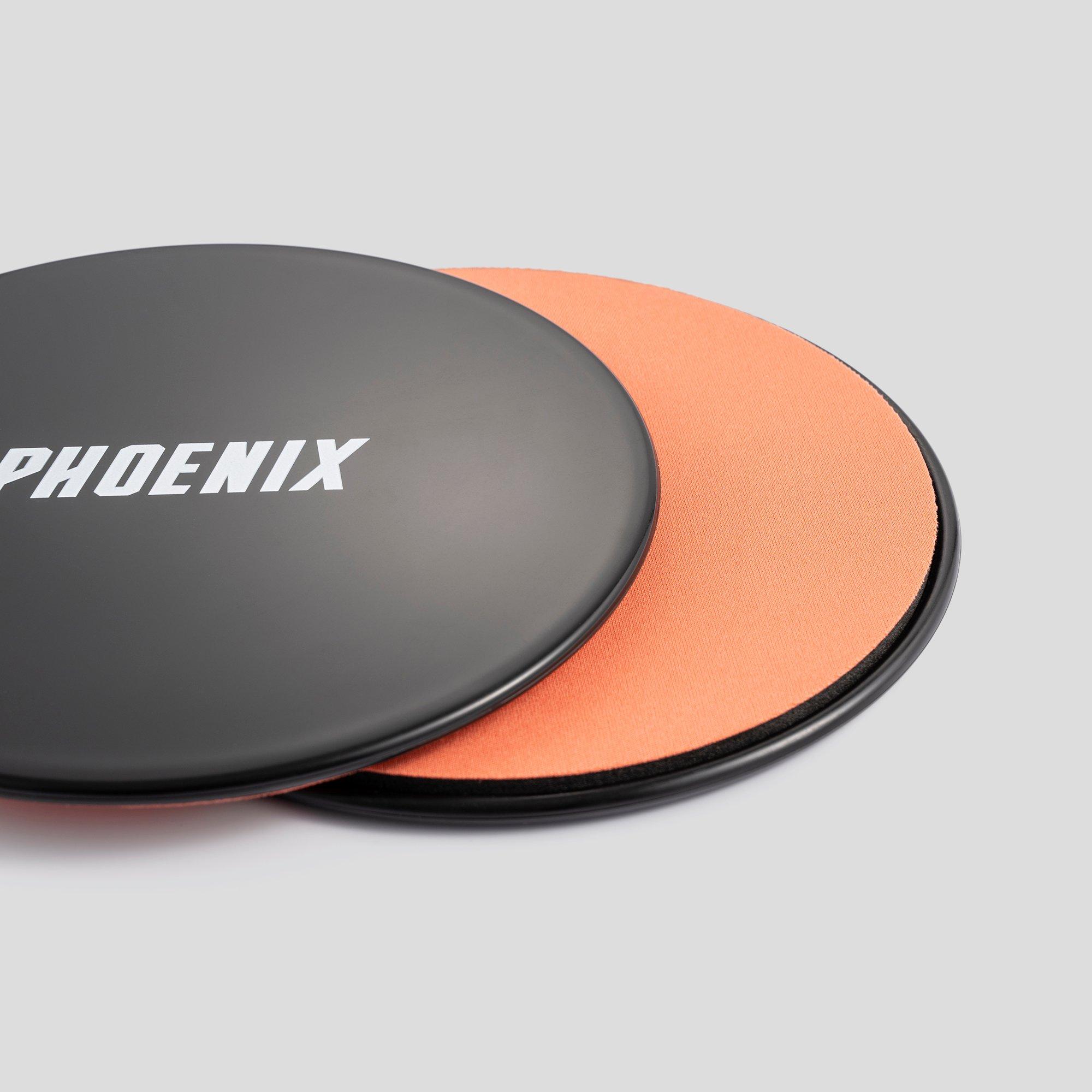 Orange - Phoenix Fitness - Phoenix Fitness Dual-Sided Gliding Discs - 3