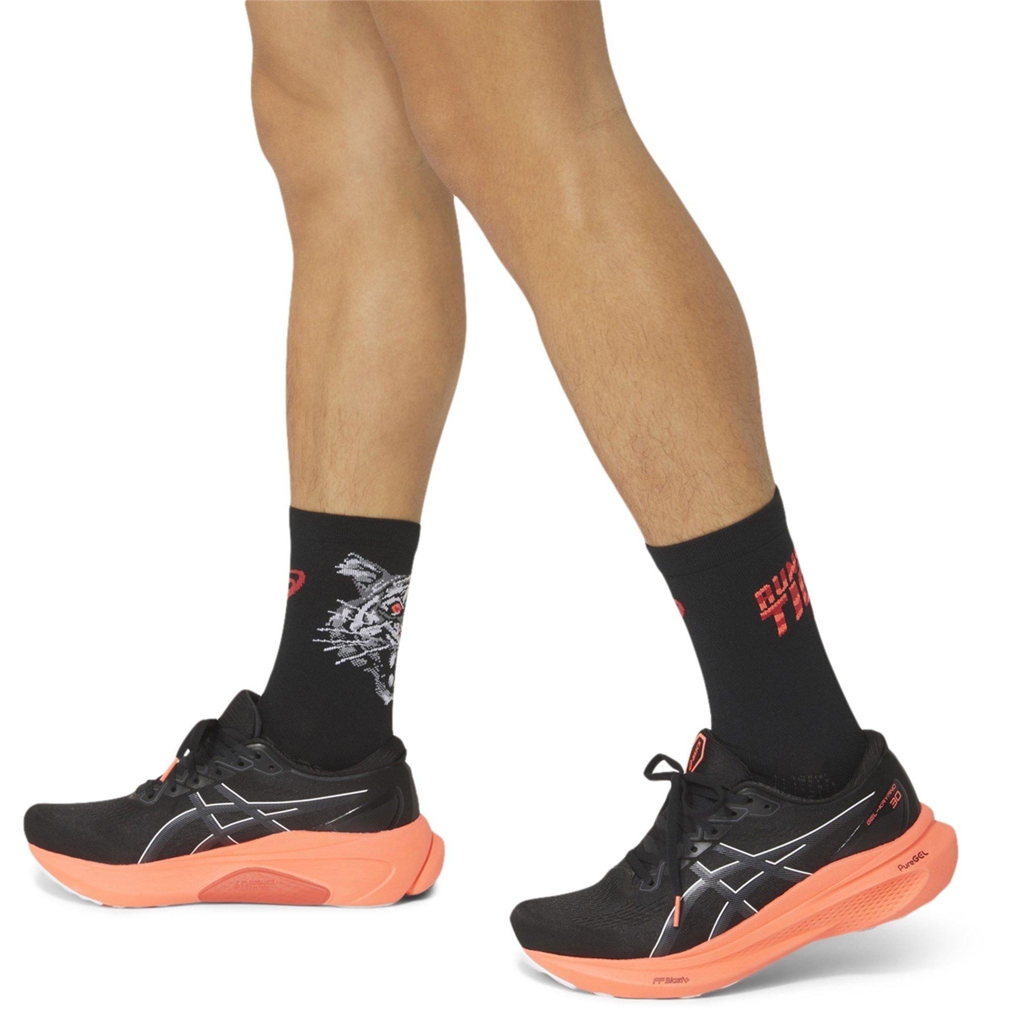 Asics Performance Run Tiger Crew Socks Calcetines de cuarto Sports Direct