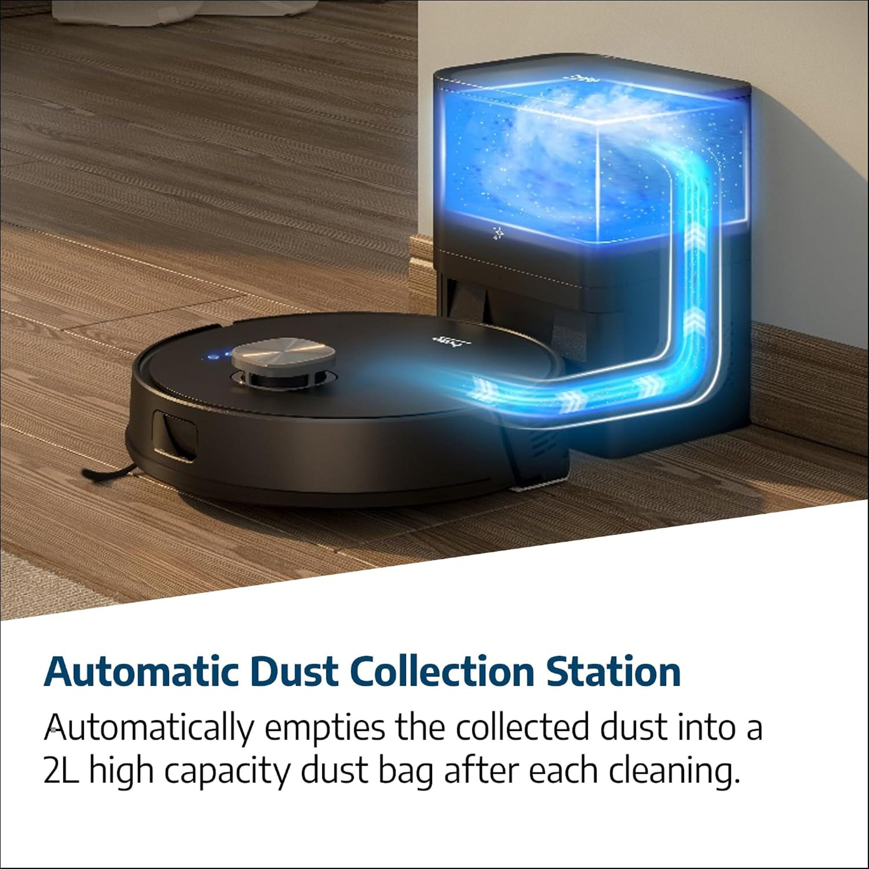 Black - Beko - Beko RoboSmart Self-Emptying Robot Vacuum Cleaner - 4