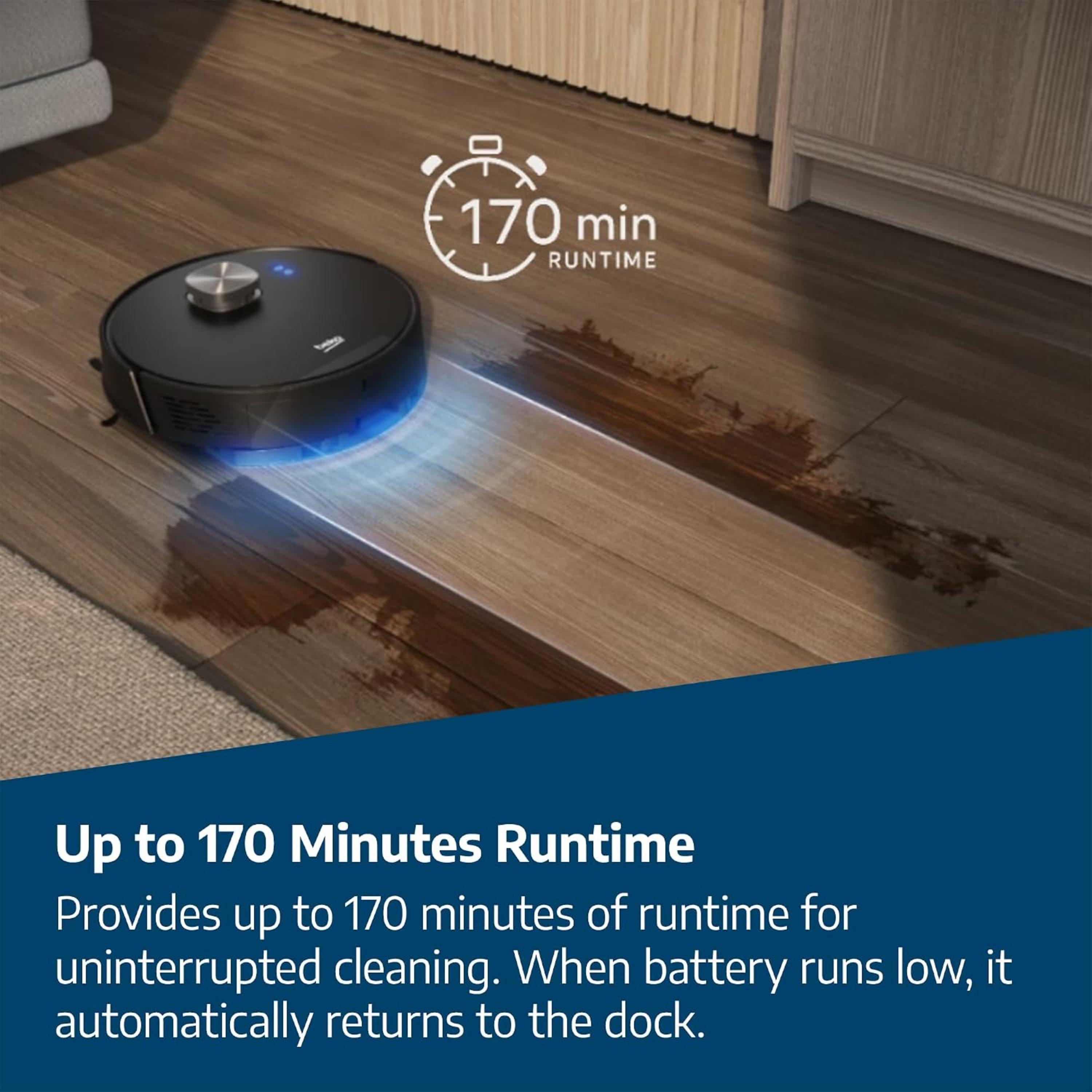 Black - Beko - Beko RoboSmart Self-Emptying Robot Vacuum Cleaner - 5