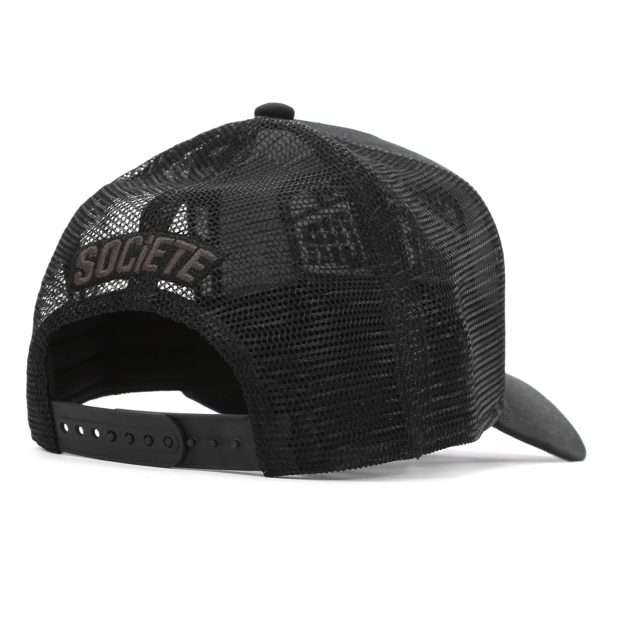 Zwart - Societe Noir - Men's Marais Mesh Trucker Cap - 2