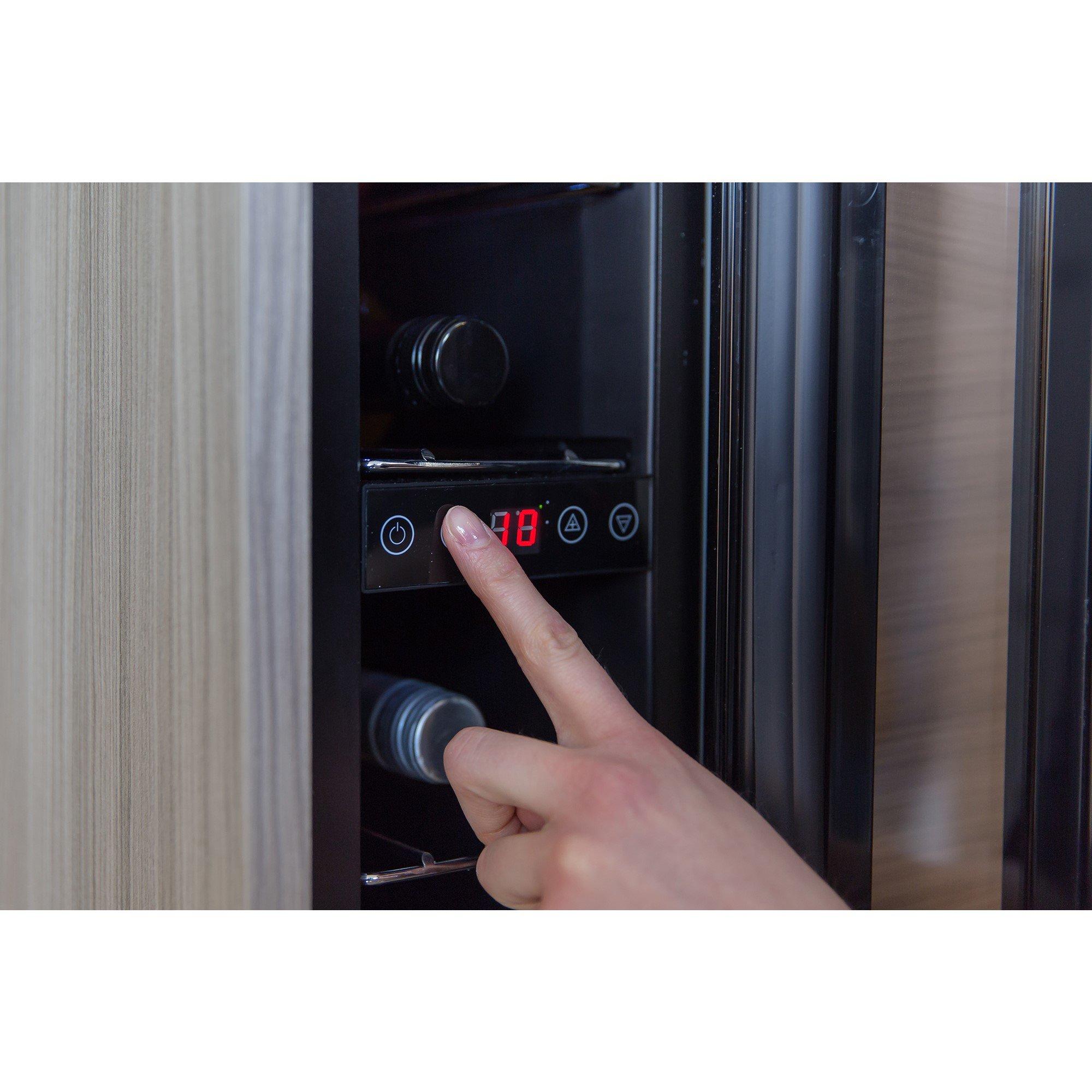 Black Glass - Russell Hobbs - RHBI7WC1 Black Glass Wine Cooler - 7