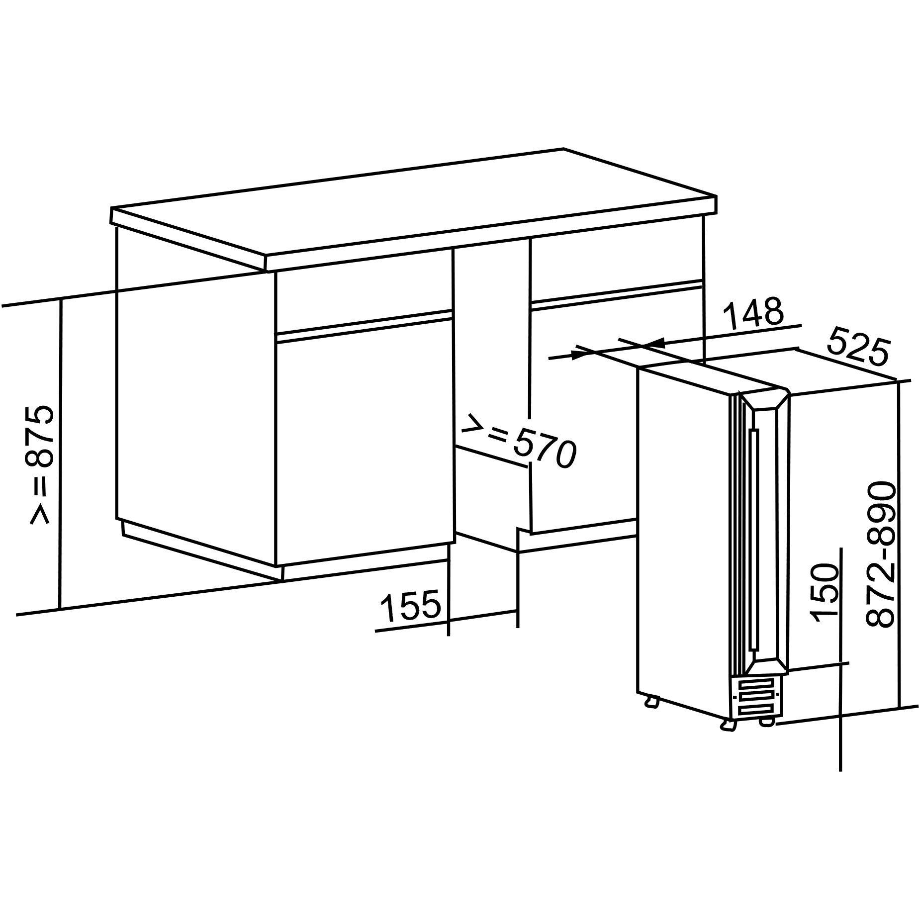 Black Glass - Russell Hobbs - RHBI7WC1 Black Glass Wine Cooler - 10