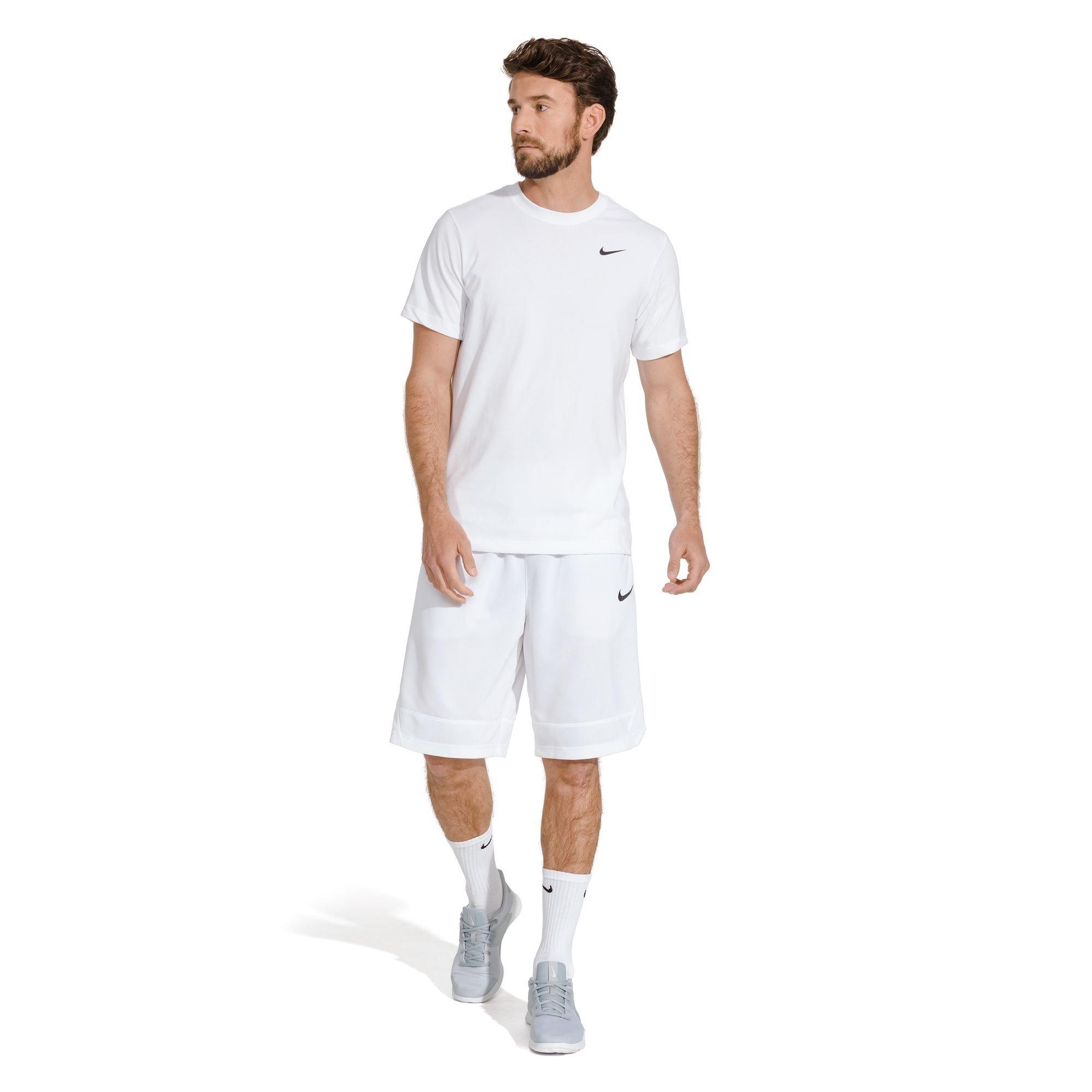 White/Black - Nike - 6-Pack Everyday Cushioned Training Crew Socks - 13