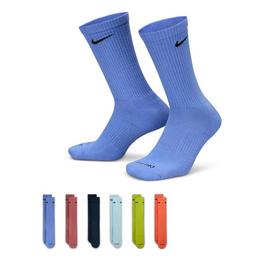 Nike 6-Pack Everyday Cushioned Training Crew Socks Mens