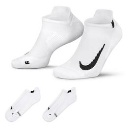 Nike Multiplier Brow Running No-Show Socks (2 Pairs)