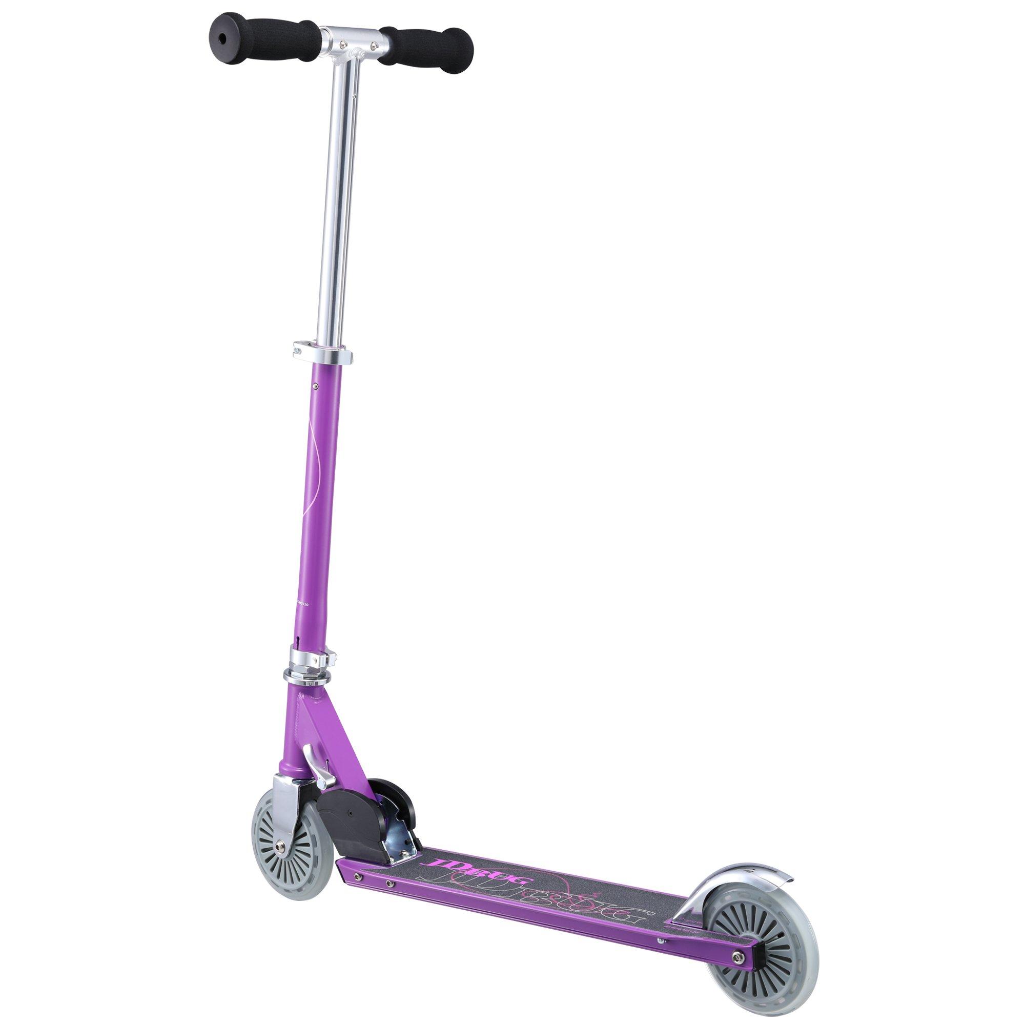 Purple Matt - JD Bug - JD BUG CLASSIC STREET FOLDING CHILDRENS SCOOTER - 5