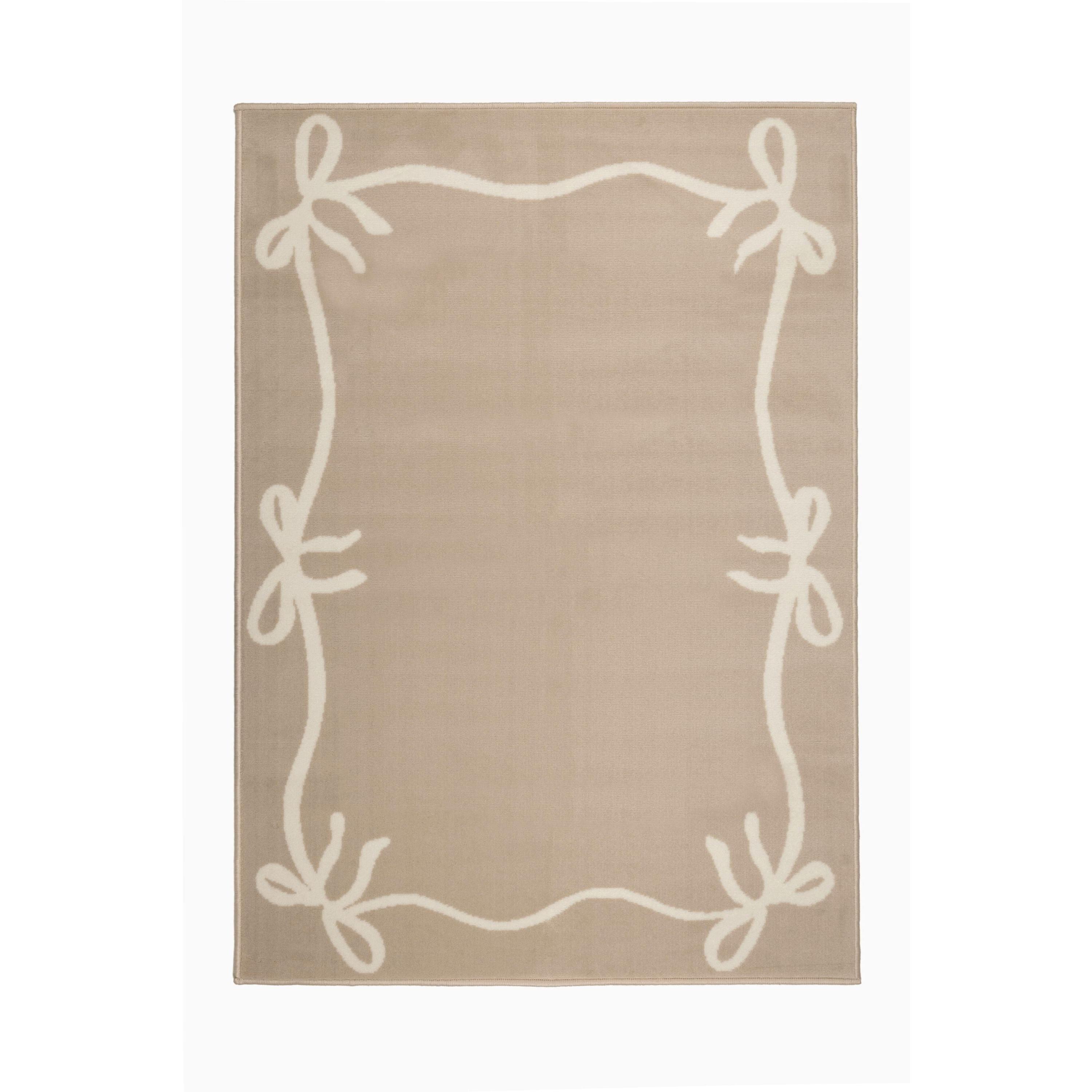 Natural - Homemaker - Maestro Natural Bow Border Rug - 2