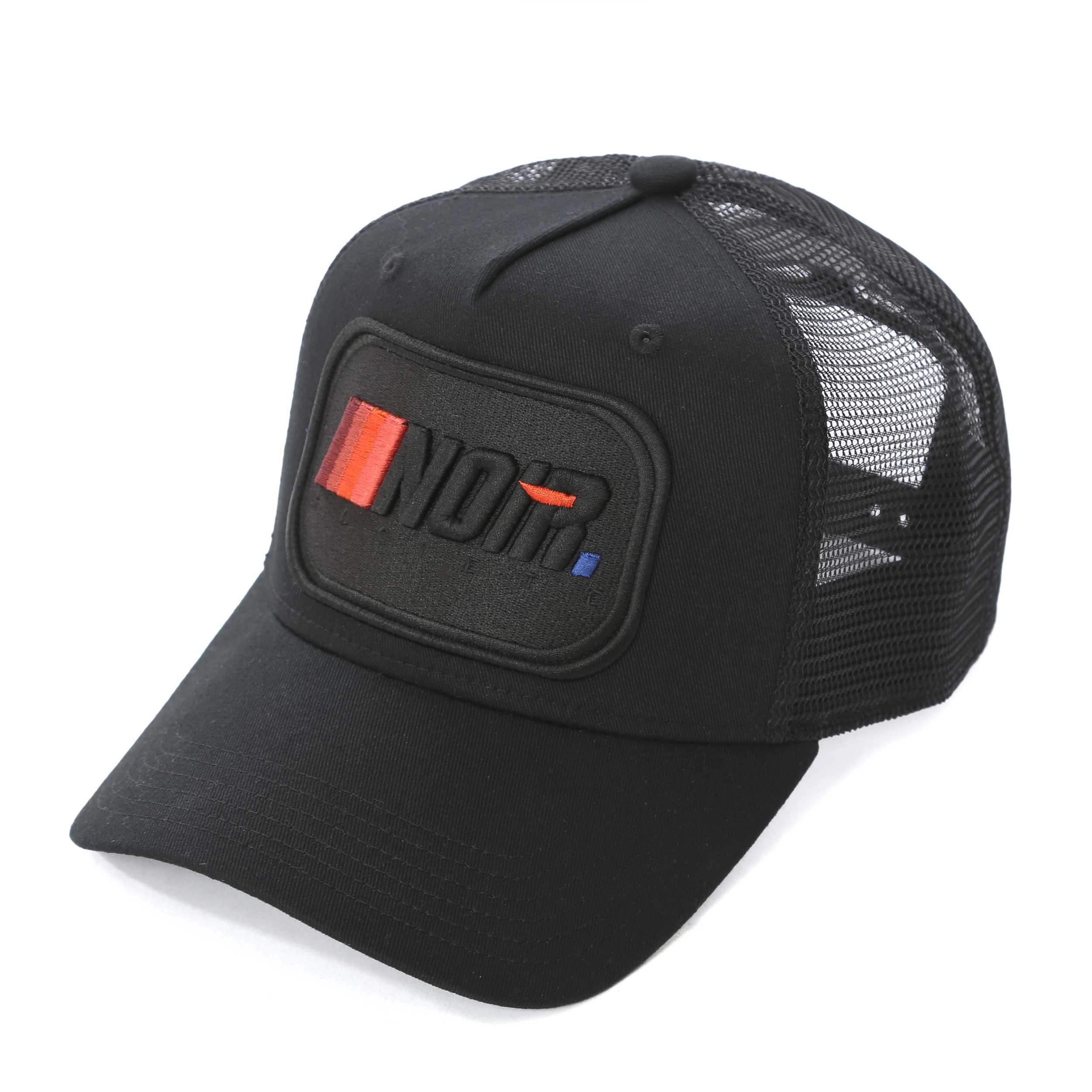 Black - Societe Noir - Men's Ombre Mesh Trucker Cap - 1