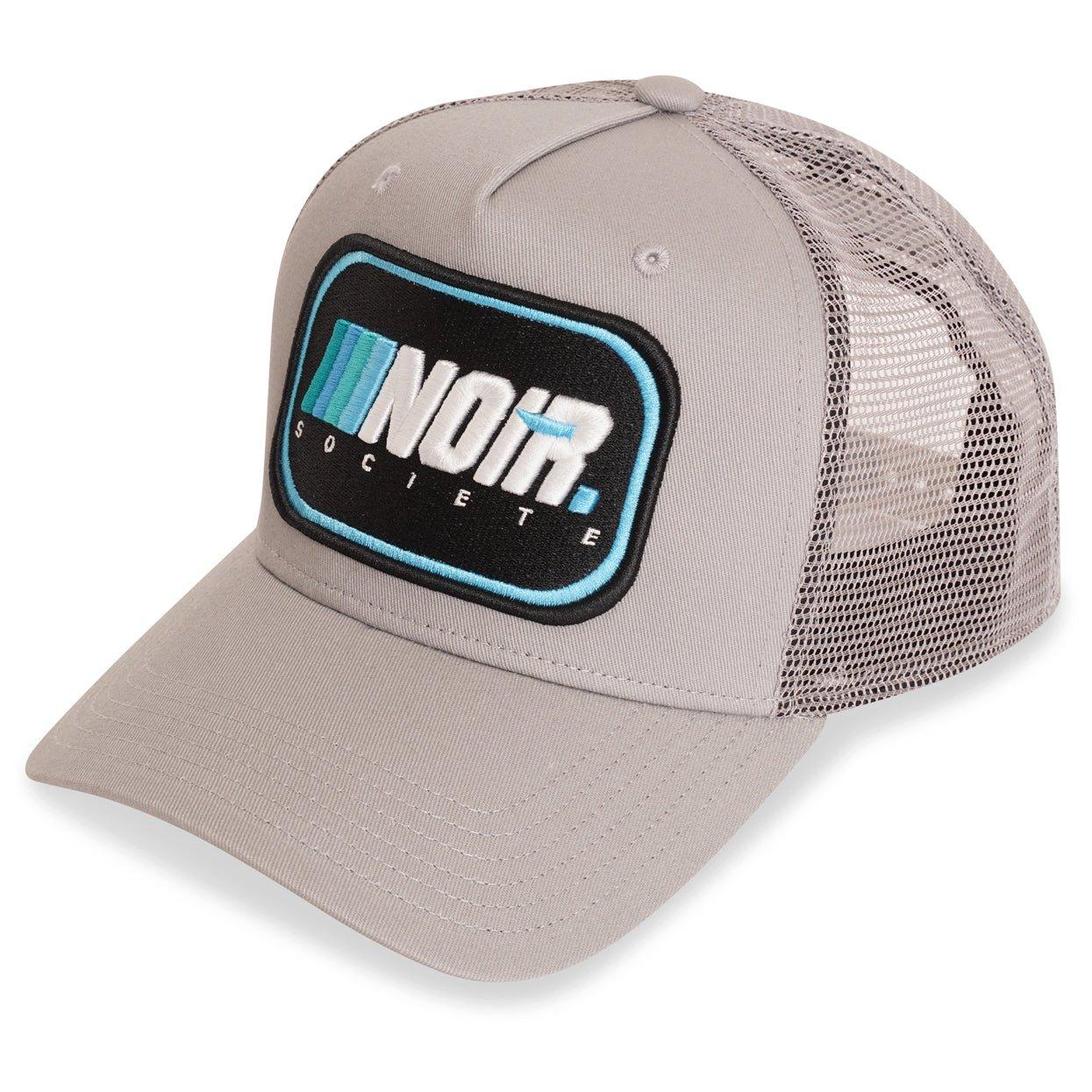 Societe Noir Men's Ombre Mesh Trucker Cap - Blue/Grey - Mens