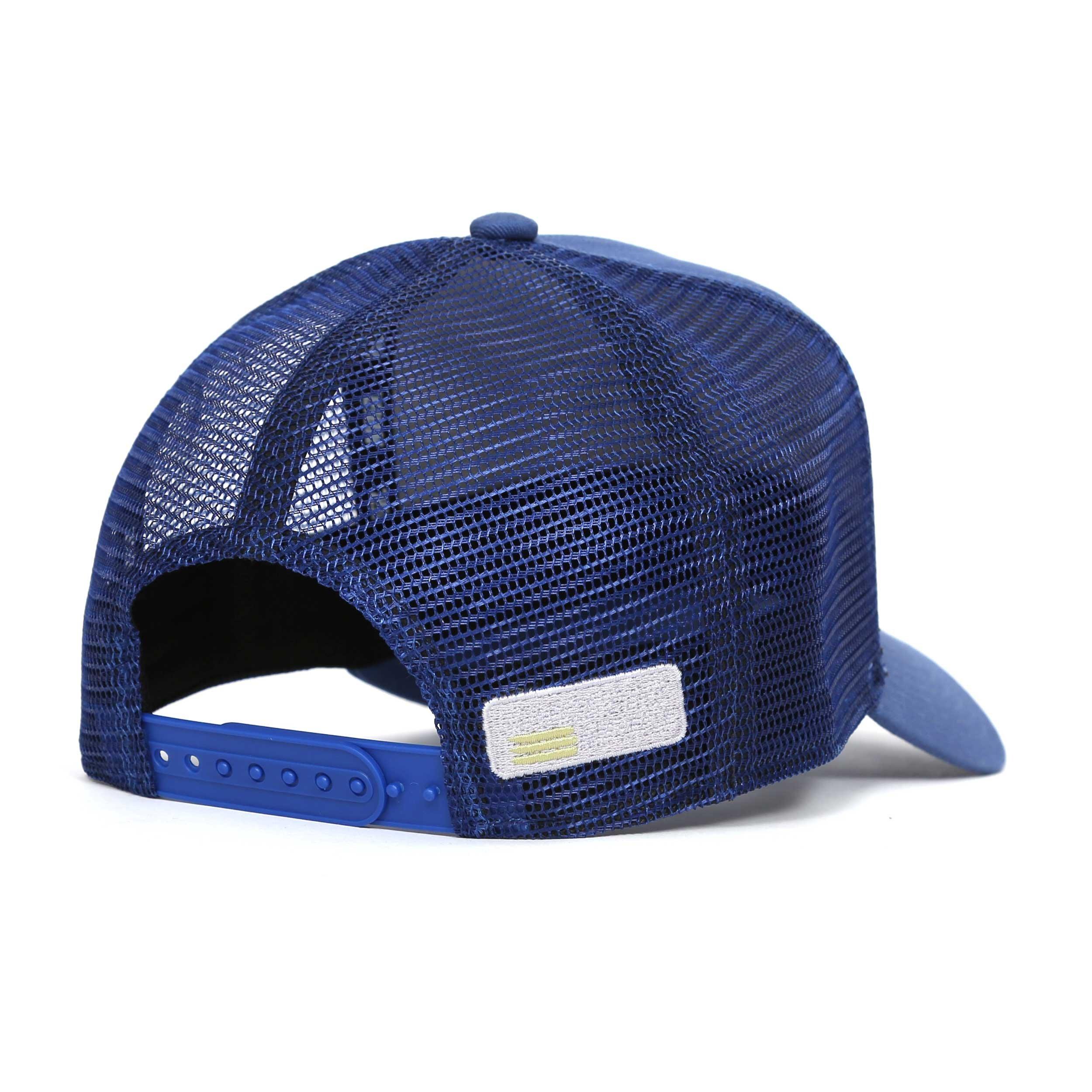 Koningsblauw - Societe Noir - Men's Box Mesh Trucker Cap - 2