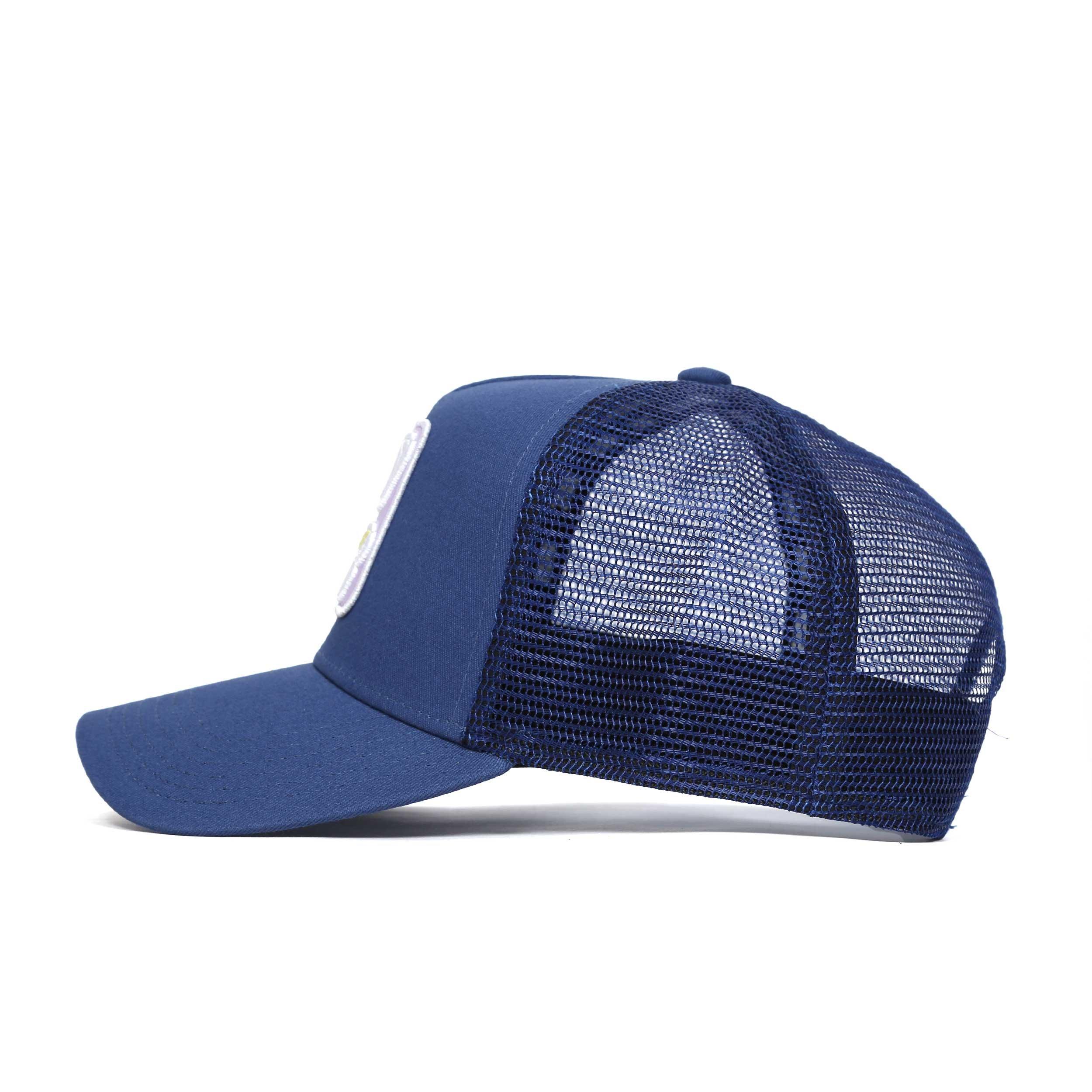 Koningsblauw - Societe Noir - Men's Box Mesh Trucker Cap - 3