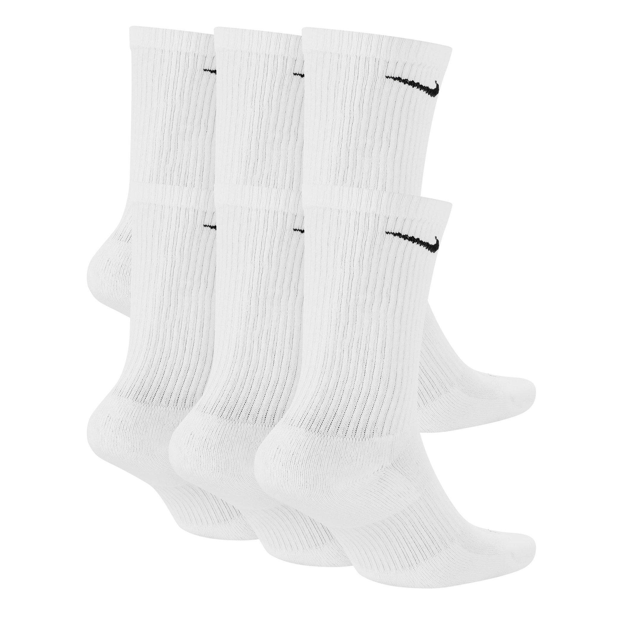 Weiß/Schwarz - Nike - Everyday Plus Cushioned Training Crew Socks (6 Pairs) - 2