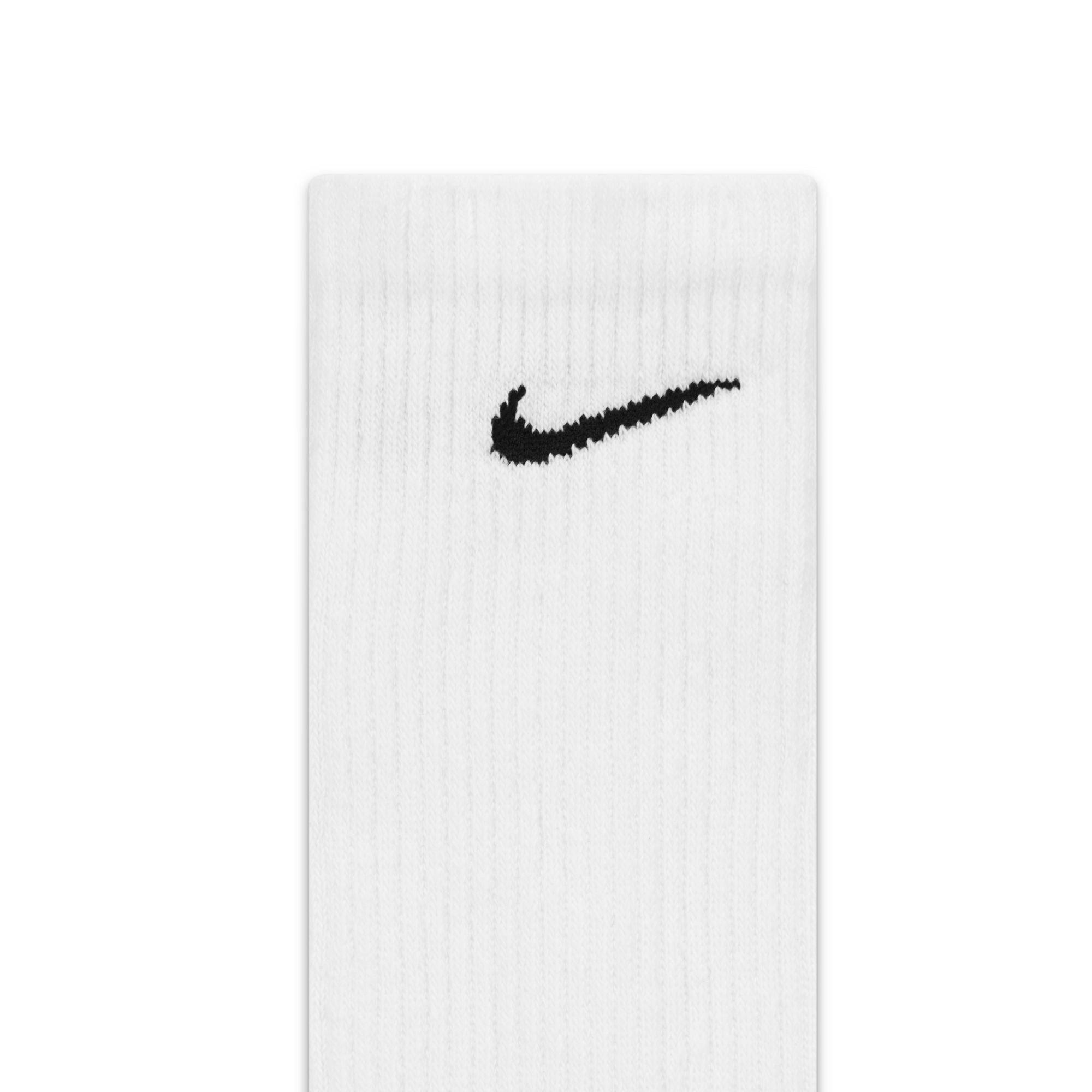 Weiß/Schwarz - Nike - Everyday Plus Cushioned Training Crew Socks (6 Pairs) - 4