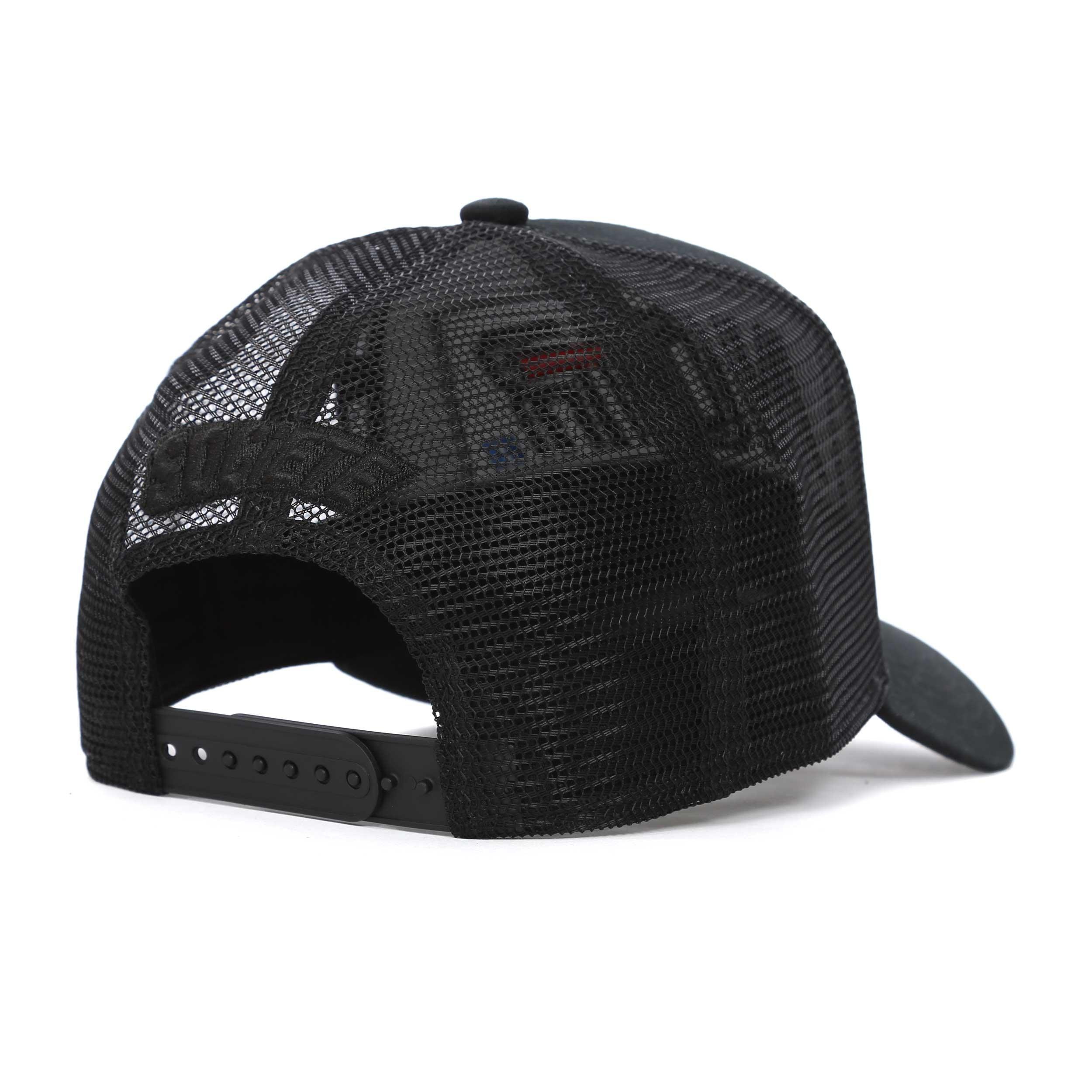Black - Societe Noir - Men's La Vitesse Mesh Trucker Cap - 2