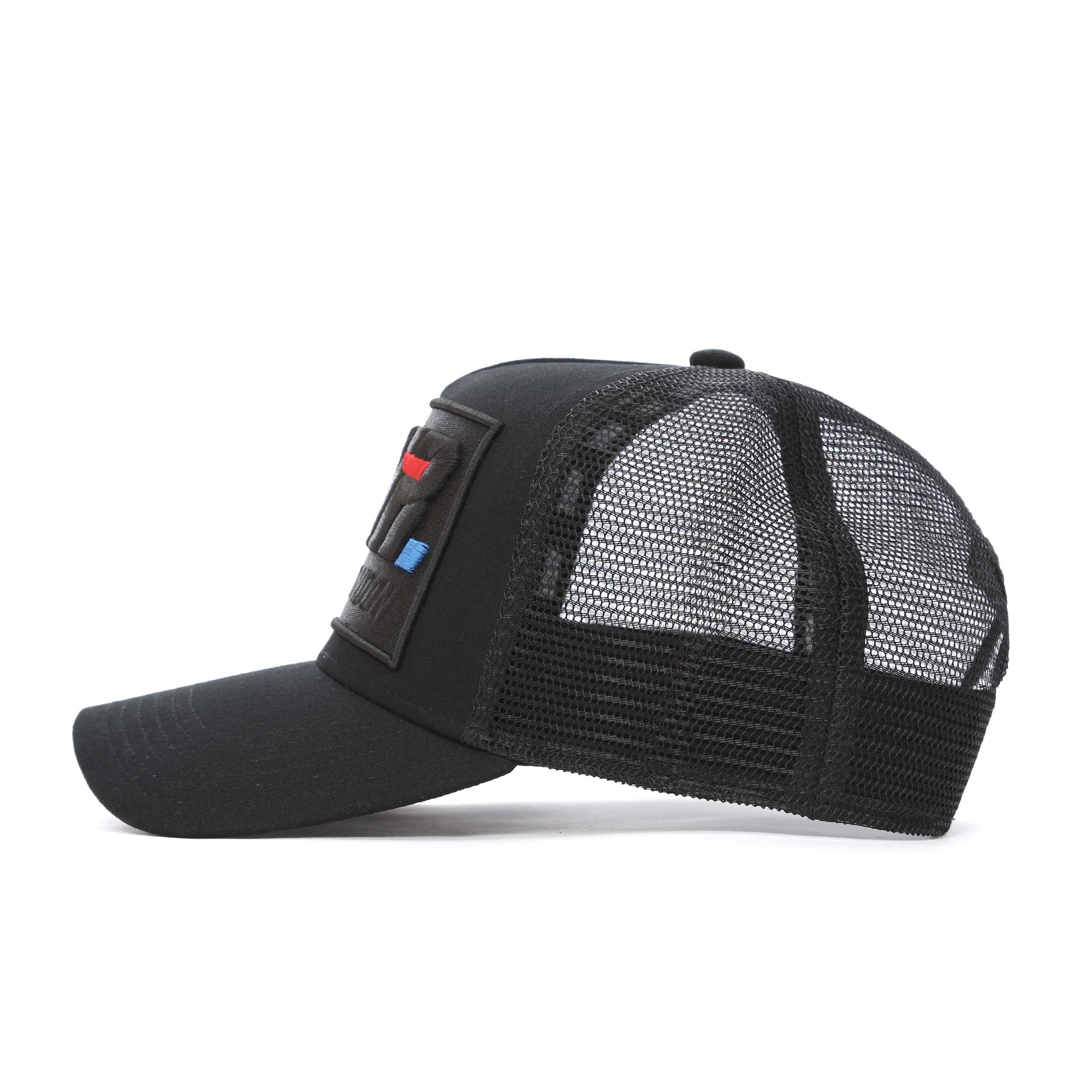 Black - Societe Noir - Men's La Vitesse Mesh Trucker Cap - 3