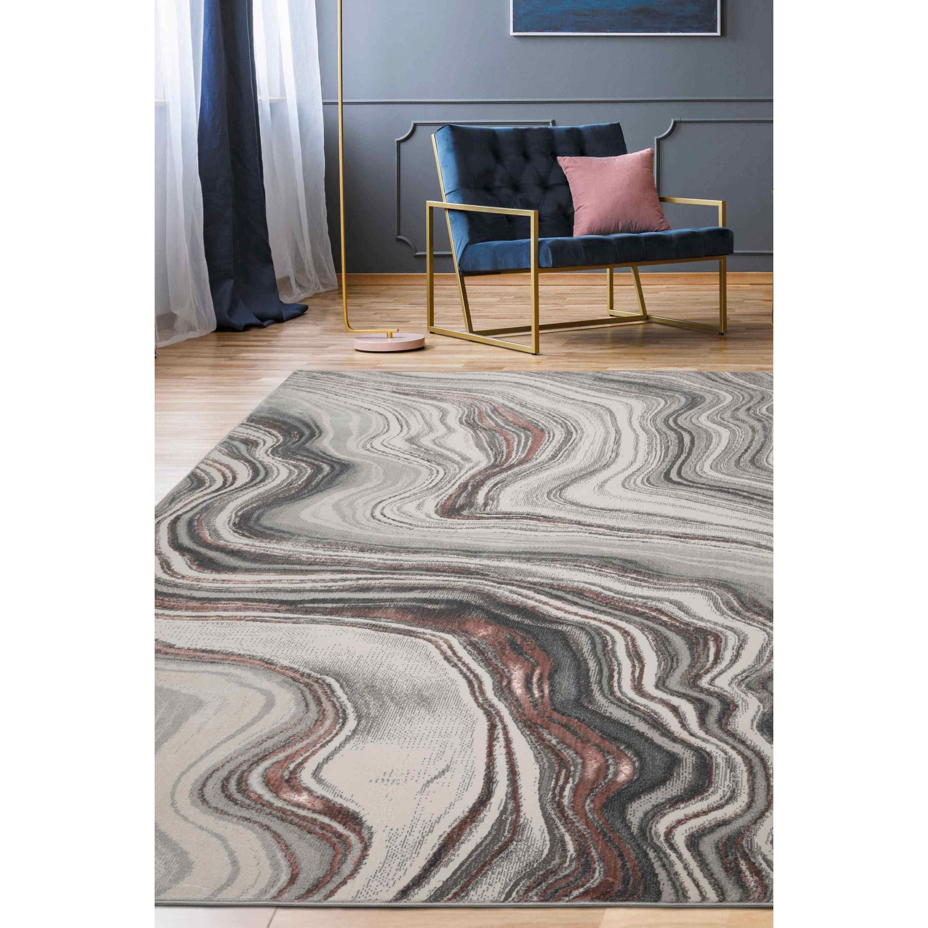 Pink - Homemaker - Dusk Pink Watercolour Rug - 1