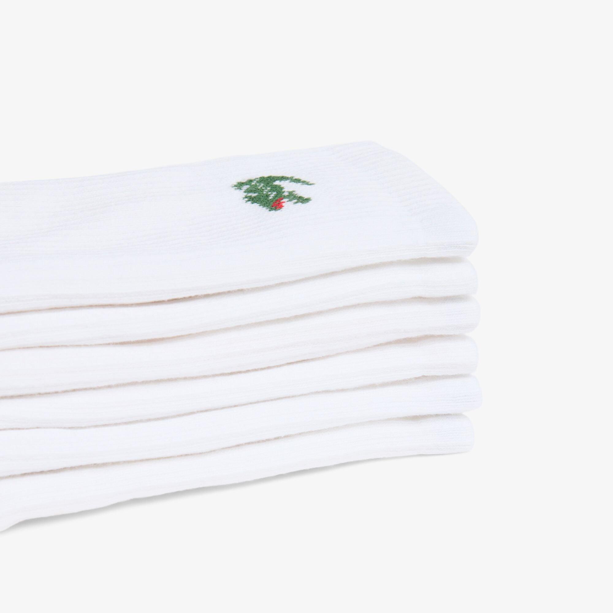 White 001 - Lacoste - Lacoste 6pk SportCrw Sn00 - 3