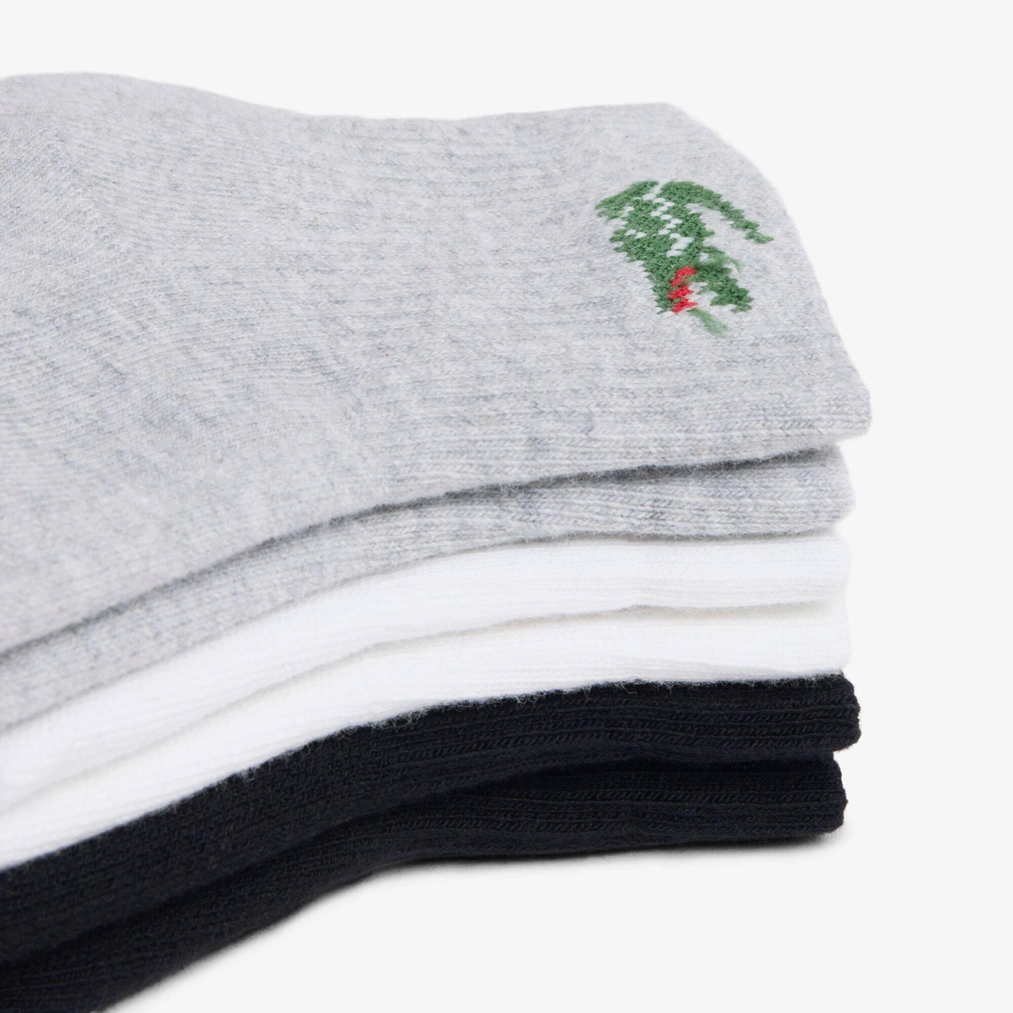 Wht/Gry/Blk L78 - Lacoste - Lacoste 6pk SportQtr Sn00 - 3
