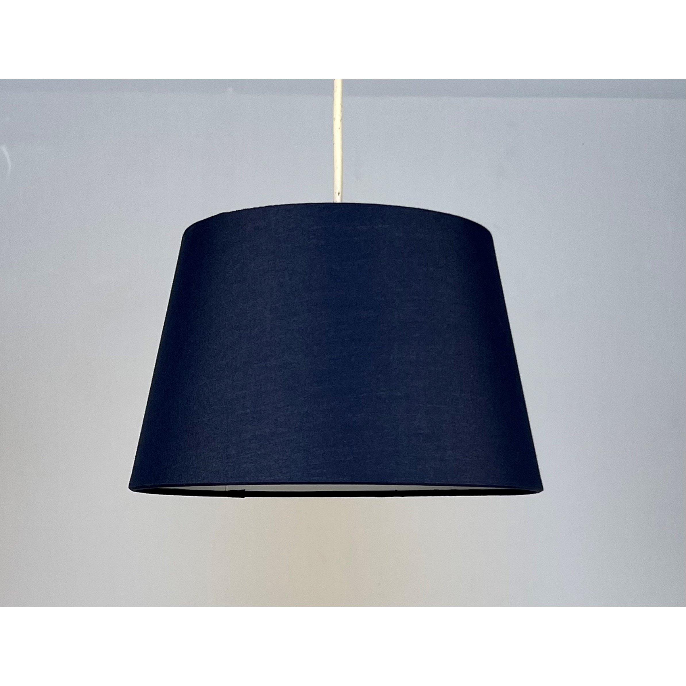 Navy - K Living - 10 NAVY TAPERED DRUM SHADE - 1