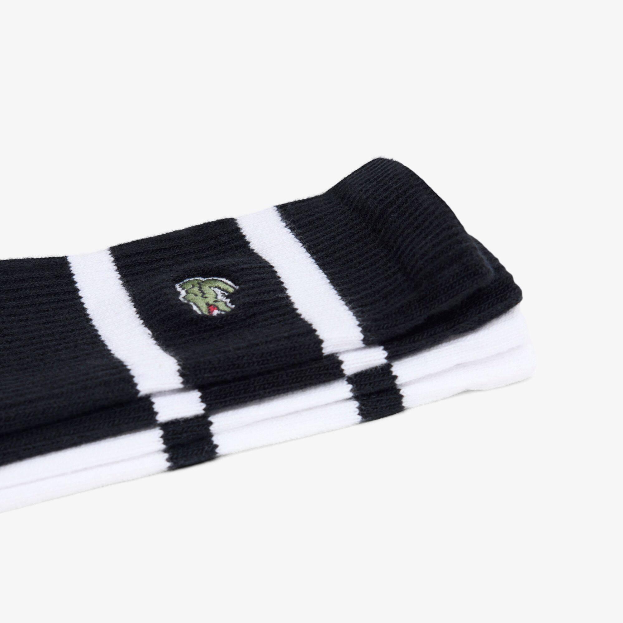 Blk/Wht 258 - Lacoste - Lacoste 2pk Tnns Crw Sn64 - 2