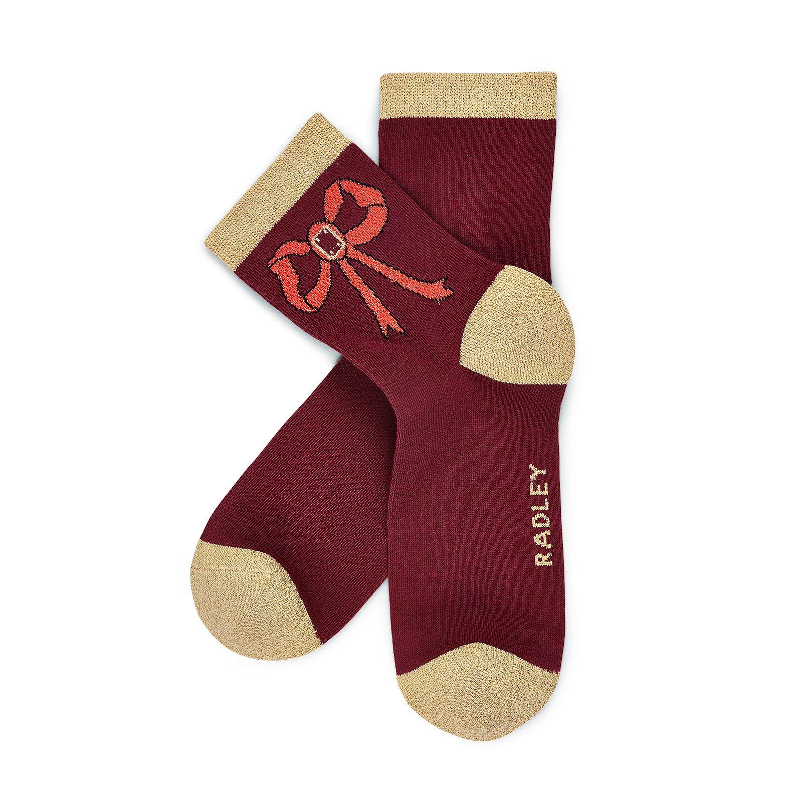 CRANBERRY - Radley - Check Sock Set - 2