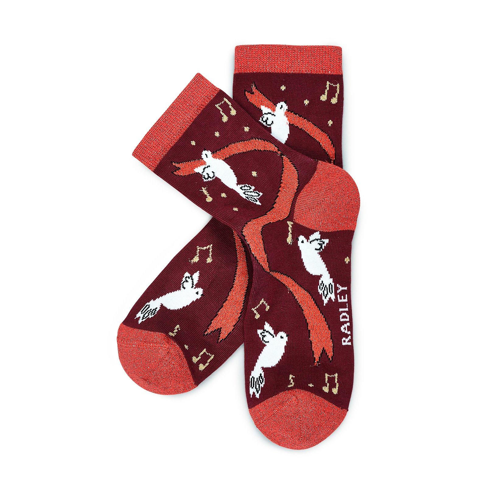 CRANBERRY - Radley - Check Sock Set - 4