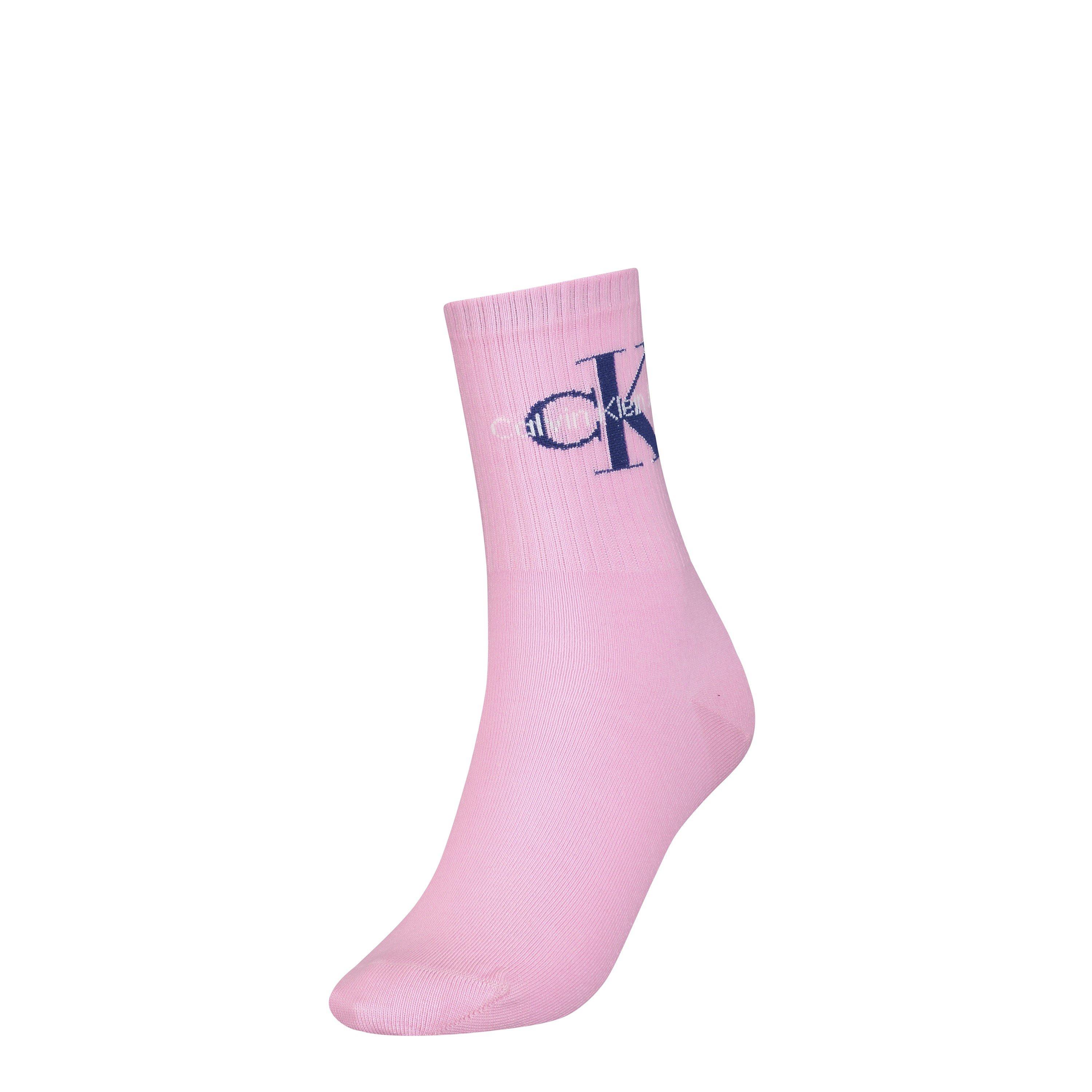 Calvin Klein Mono Logo Crew Socks