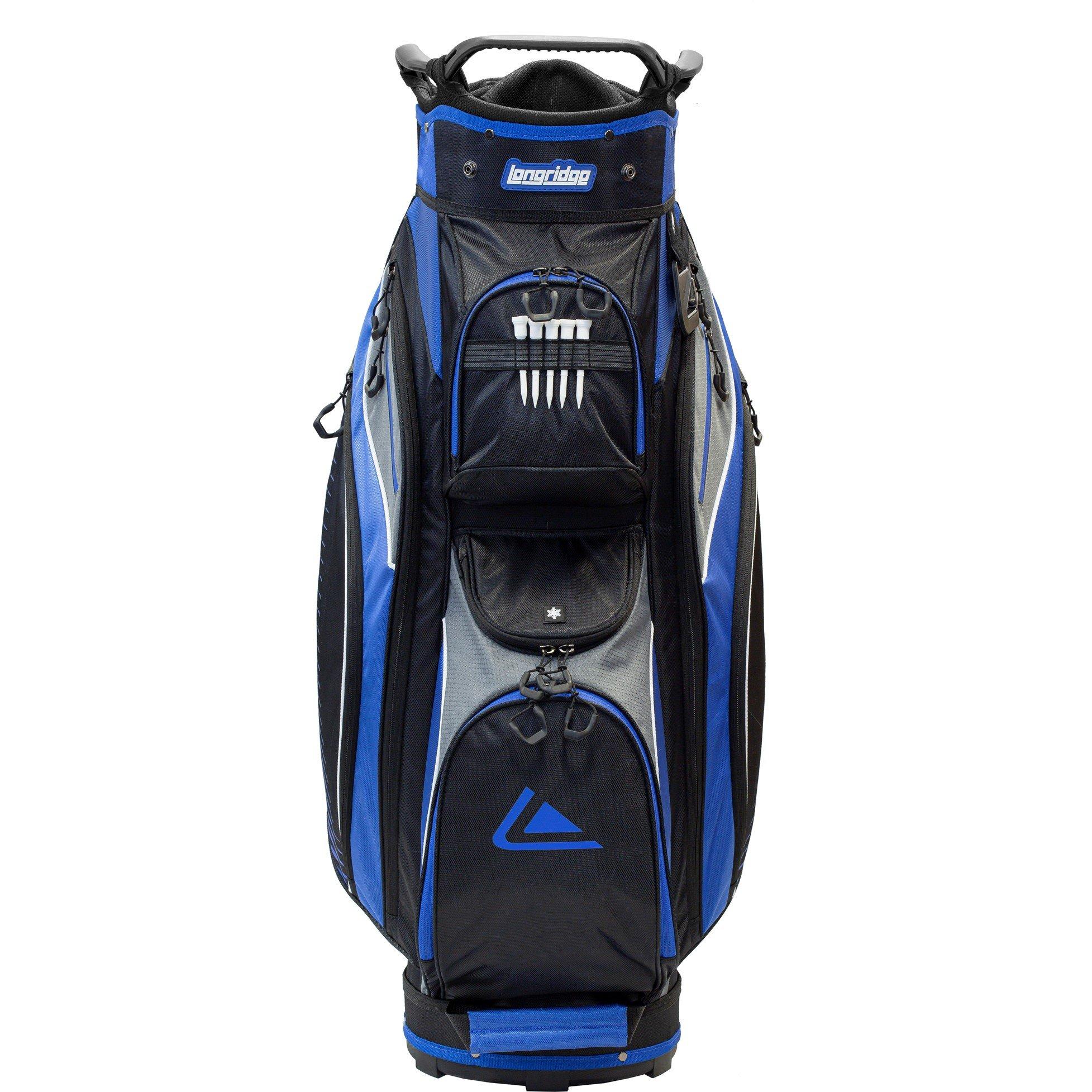 Black/Royal Blu - Longridge - Longridge Deluxe Lite Cart Bag - 2