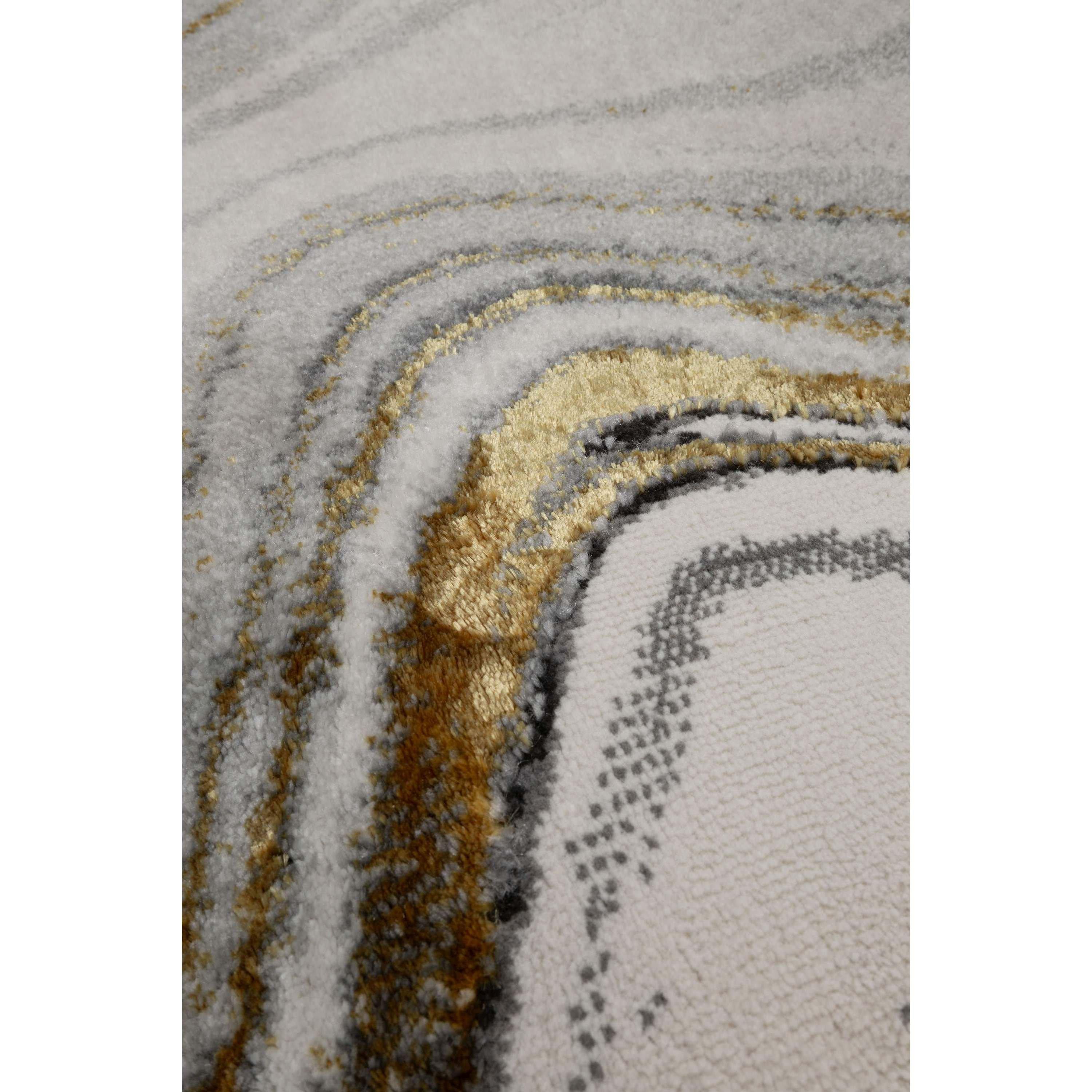 Black/Gold - Homemaker - Dusk Black Gold Watercolour Rug - 4