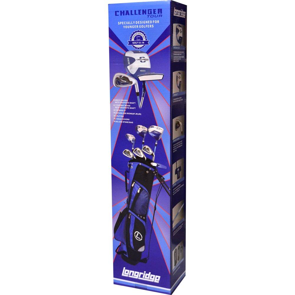 Black/Blue - Longridge - Longridge Challenger Junior Golf Sets - 13-16 Year - 2