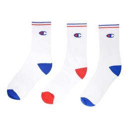 Champion 3 Pack Logo Crew Socks