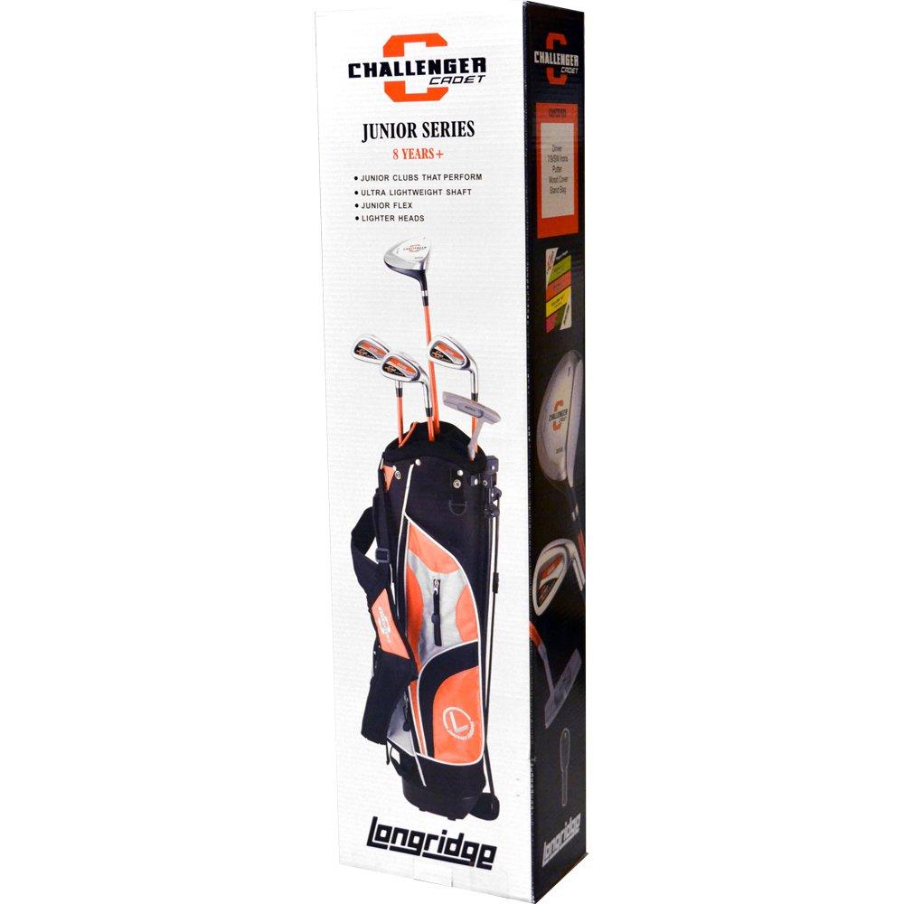 Black/Orange - Longridge - Longridge Challenger Junior Golf Sets - 8+ Years - 2