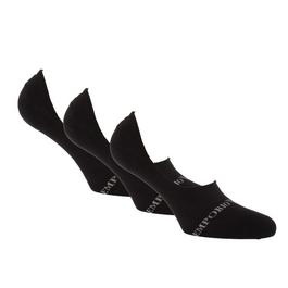 Emporio Armani 3 Pack of Jacquard Logo Trainer Socks