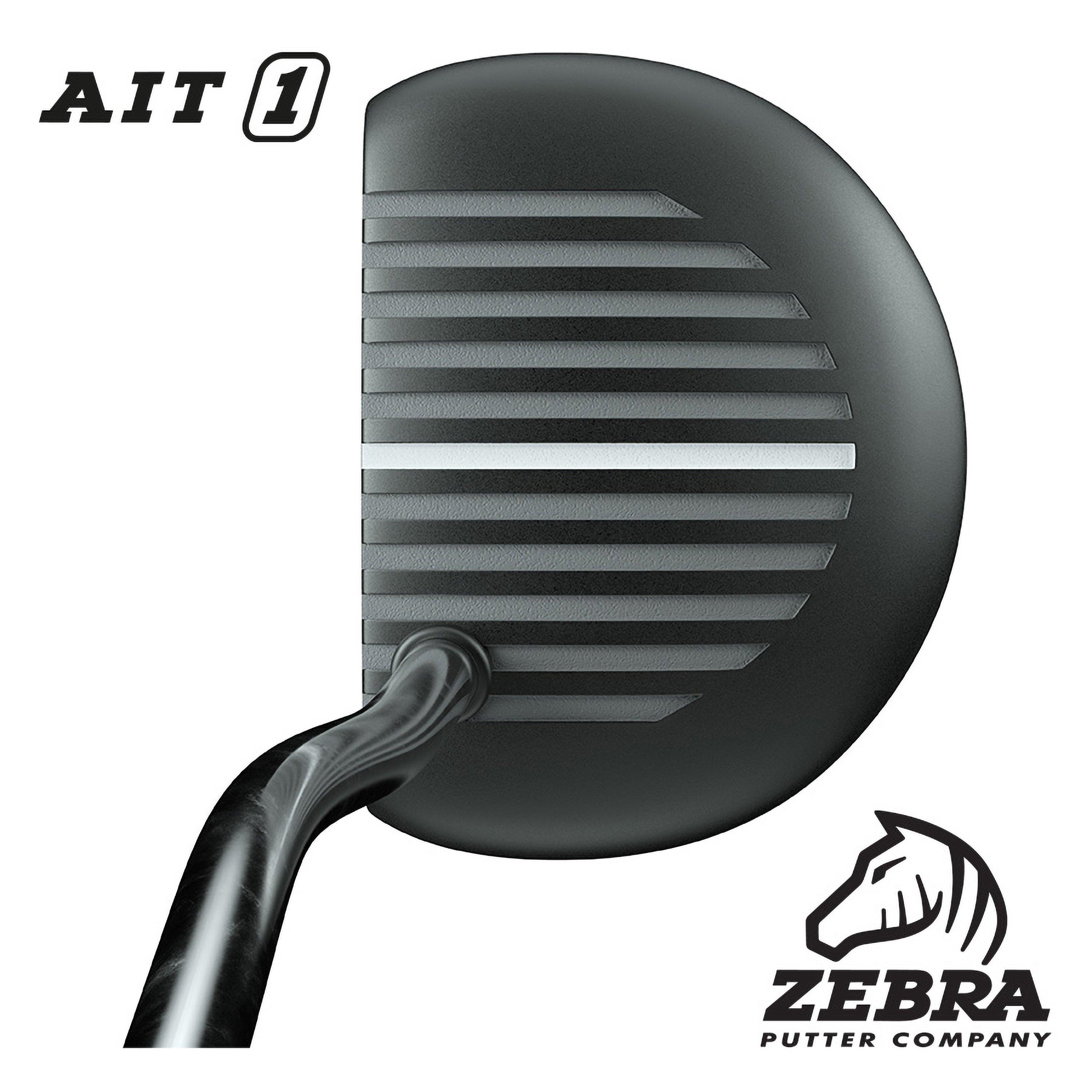 Black - Zebra - Zebra AIT1 Left Handed Putter - 2